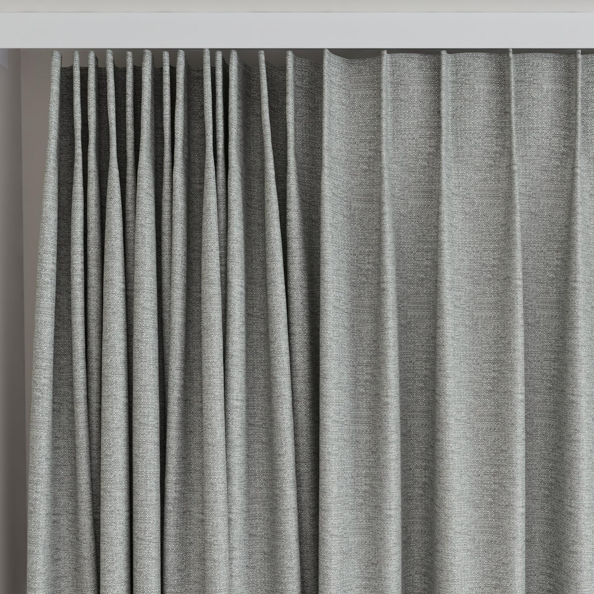 Top view of Bravo Mouse, on curtain rail