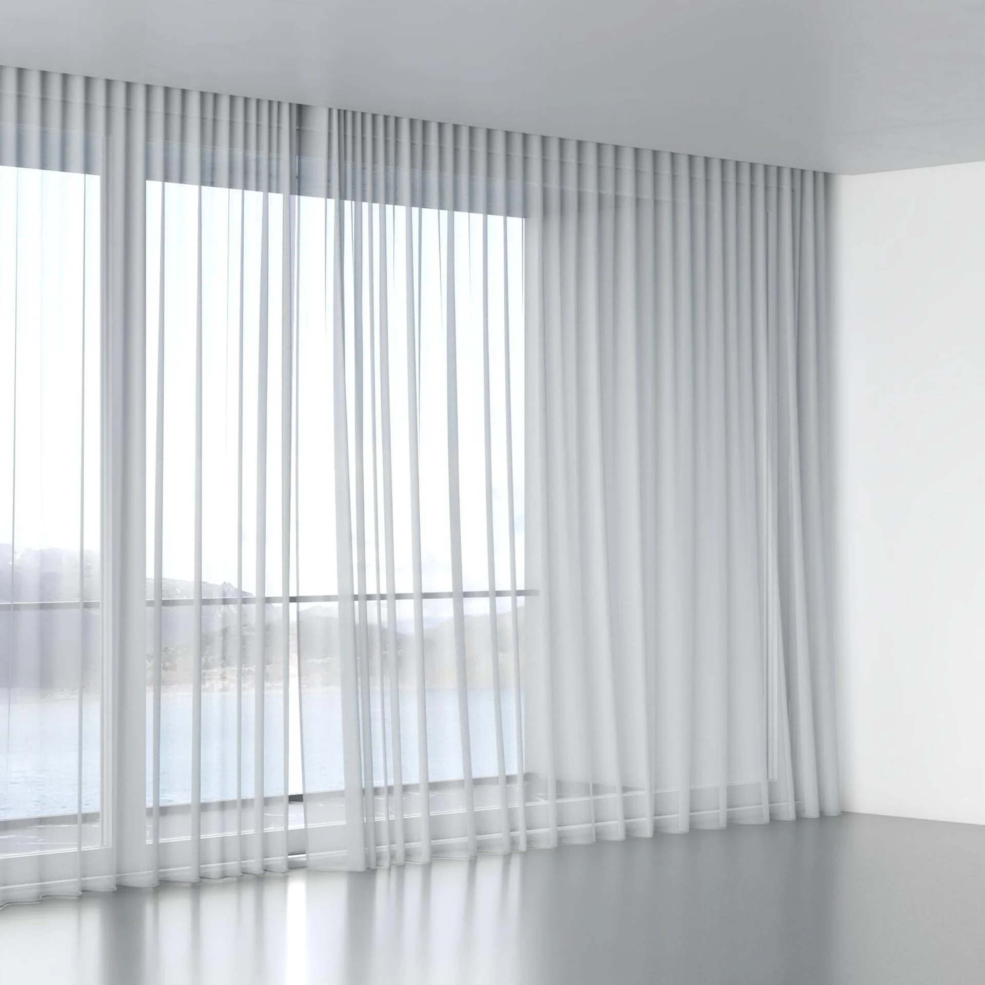 Full view of Zine Dove, wave pleat