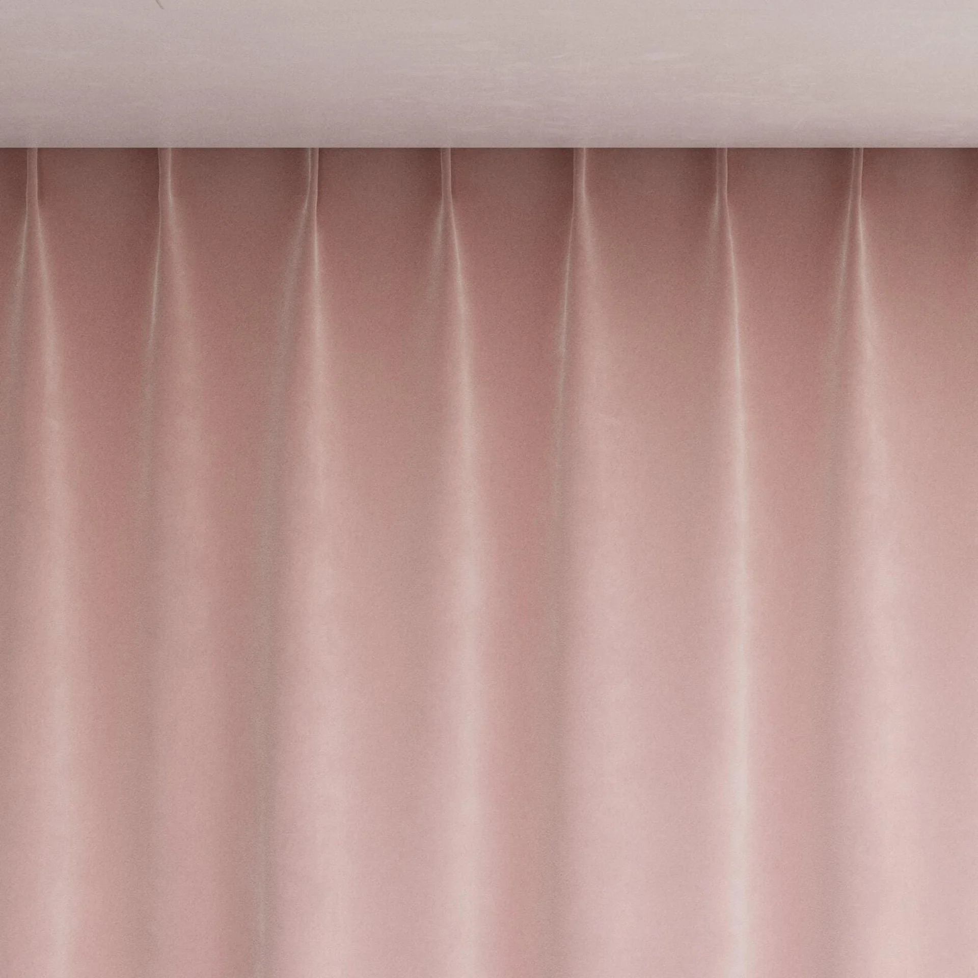 Top view of Lux Velvet Candy 8510, pinch pleat