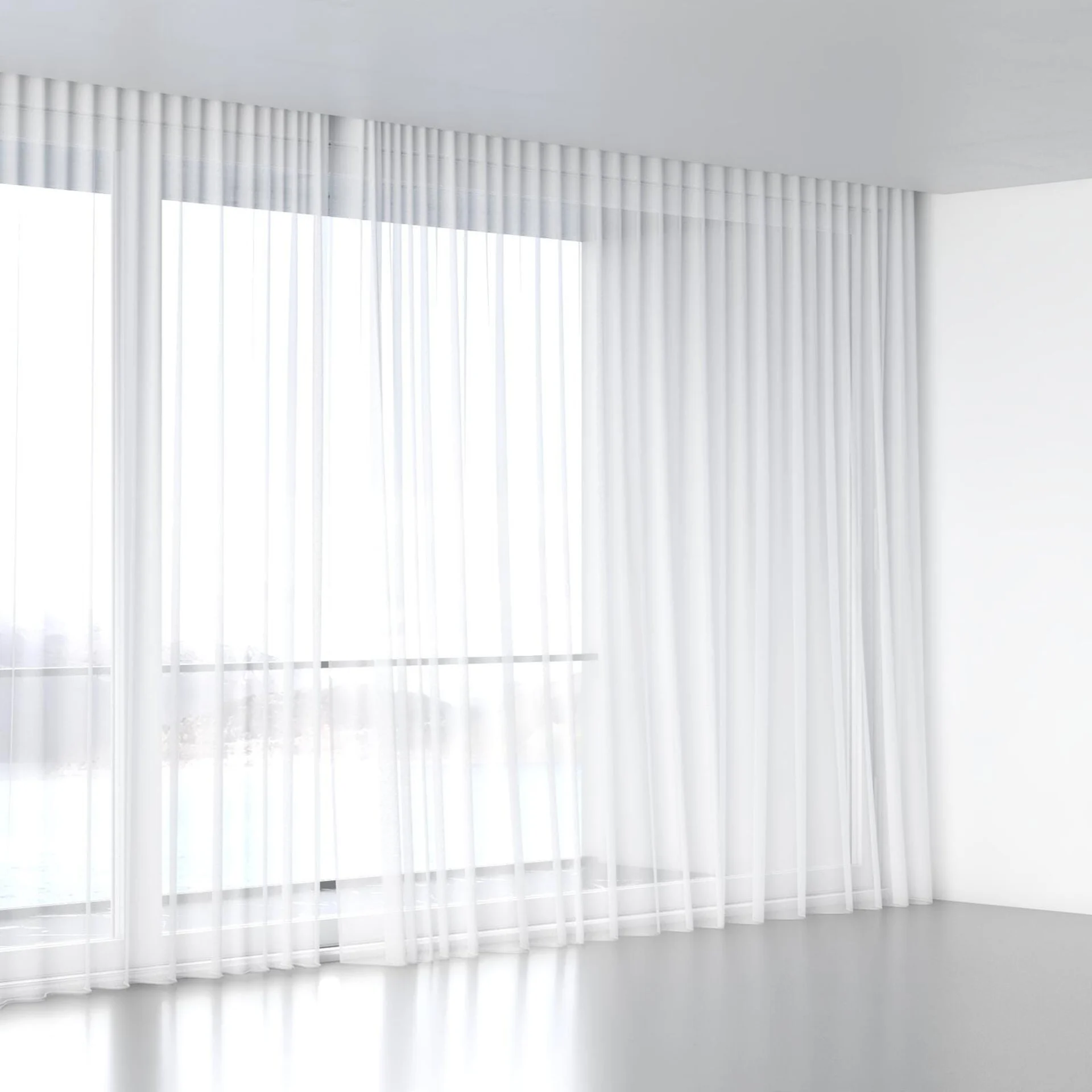 Full view of Zine Mist, wave pleat