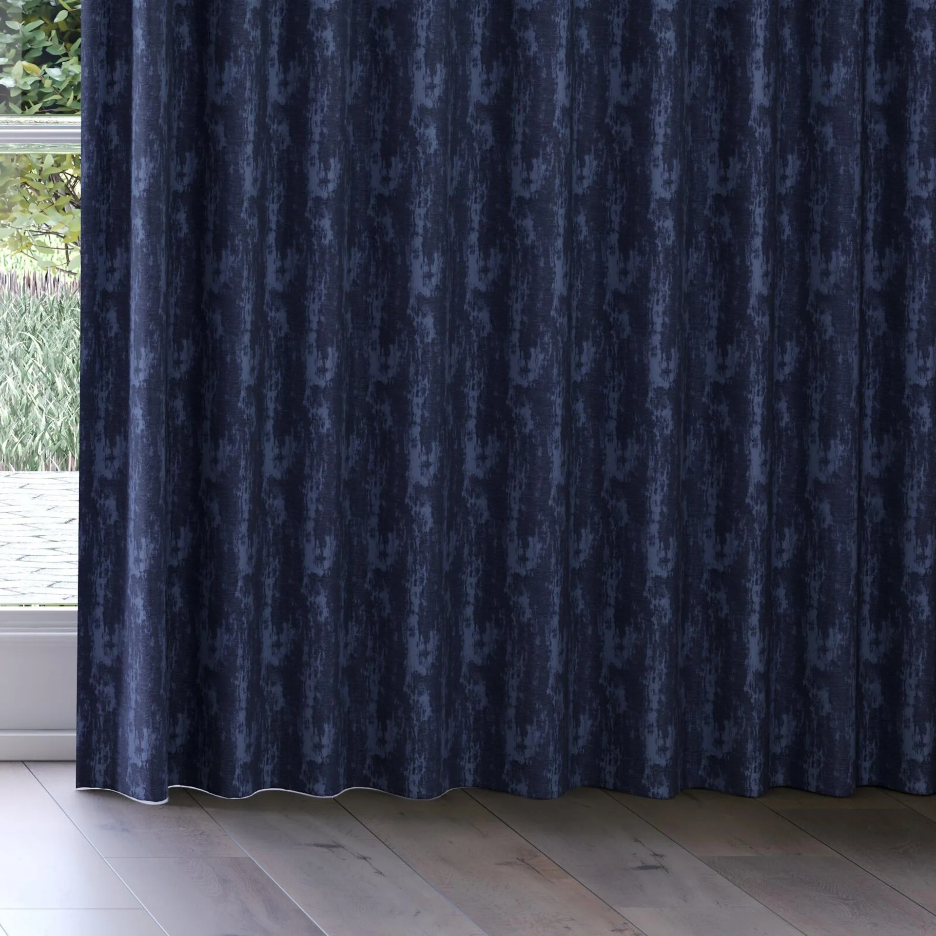 Bottom view of Innovation Ocean, on curtain rail
