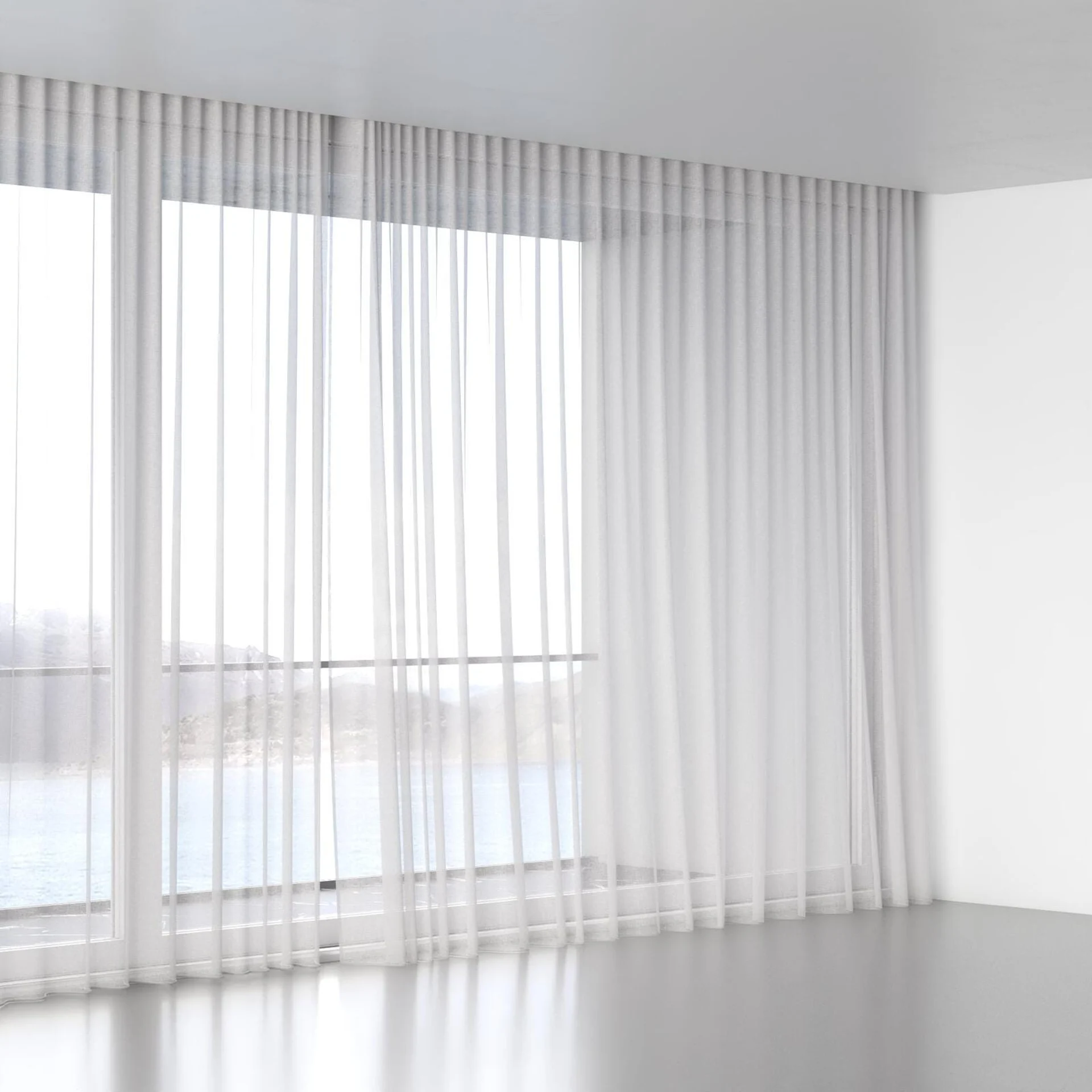 Full view of Elevate Winter, wave pleat