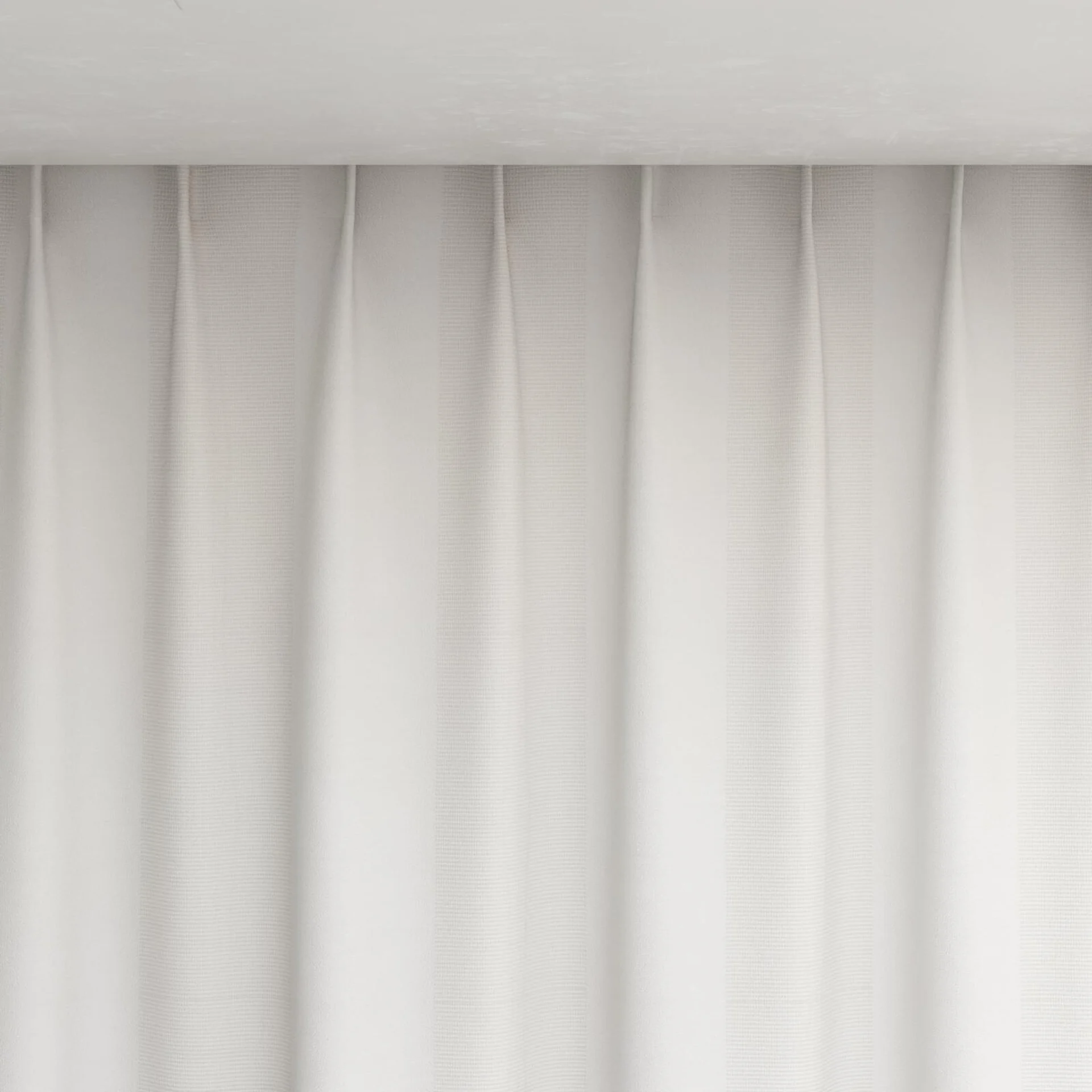 Top view of Borneo Uncoated Ricepaper, pinch pleat