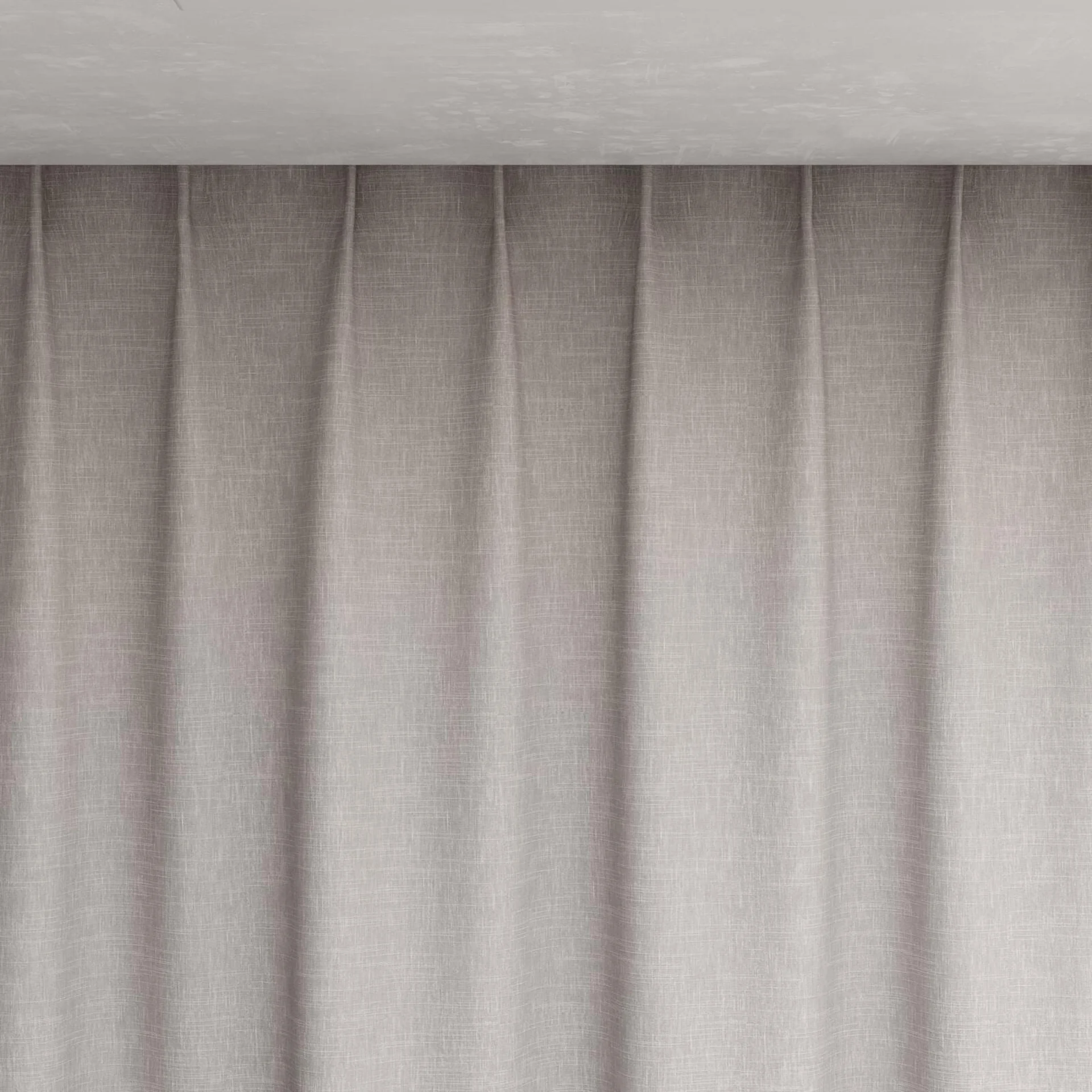 Top view of Artemis Ash, pinch pleat
