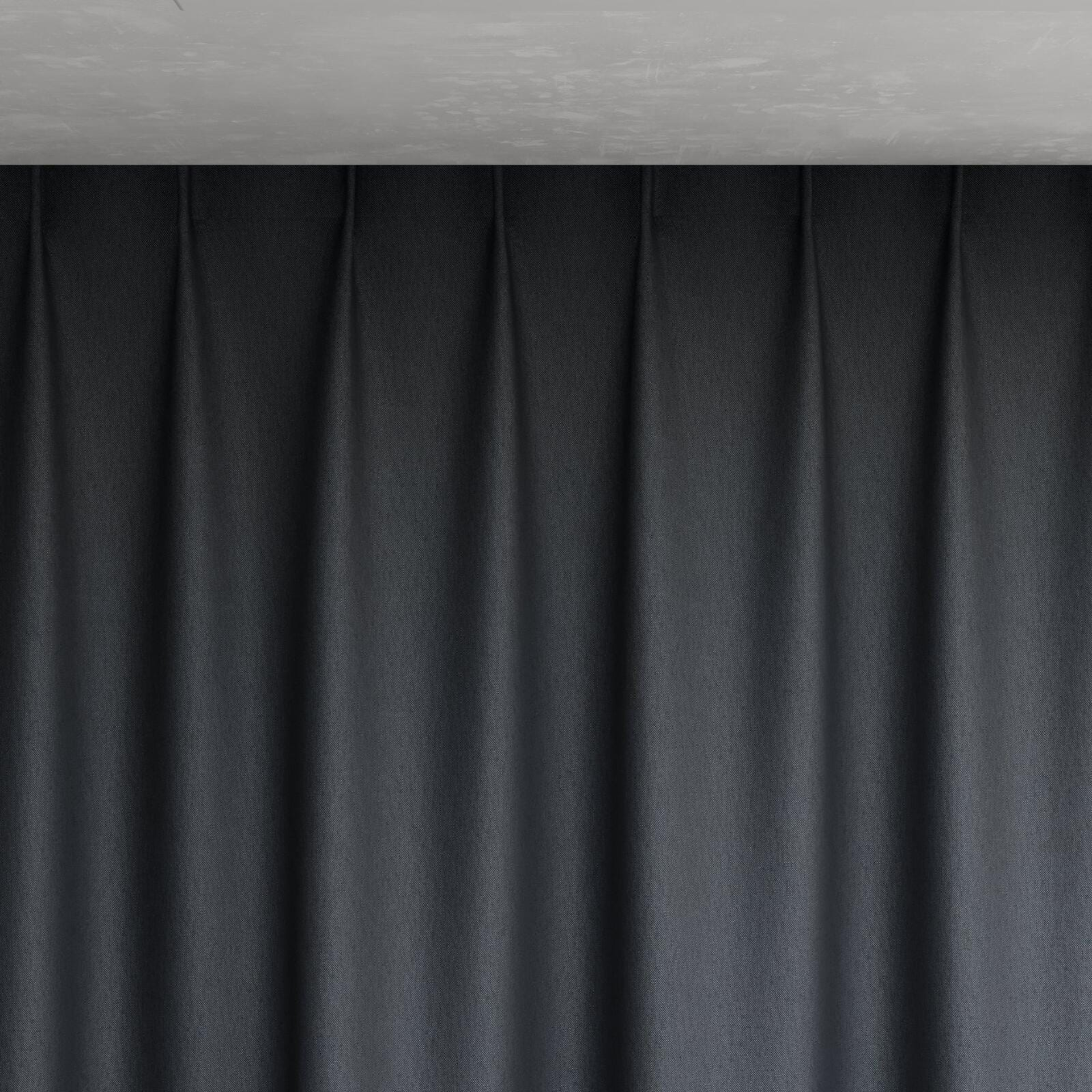 Top view of Infinite Slate, pinch pleat