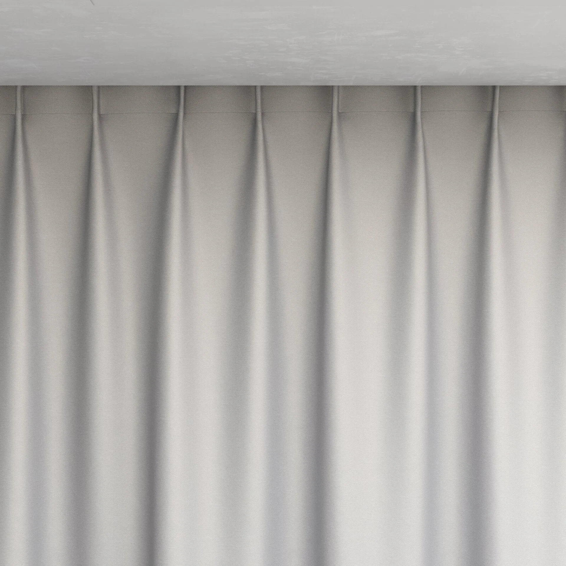 Top view of Preston FR Blackout Sand, pinch pleat