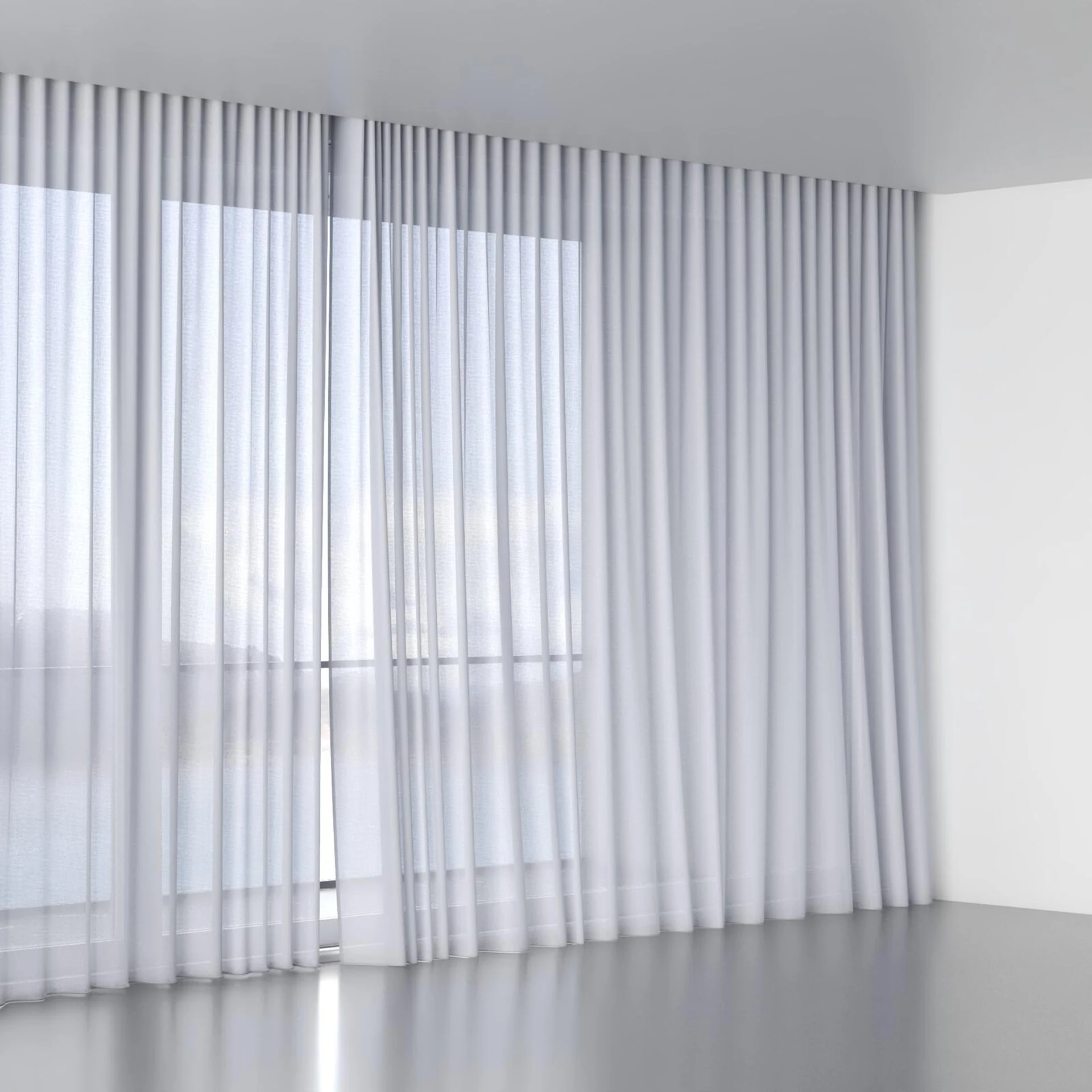 Full view of Sunlight Fossil, wave pleat
