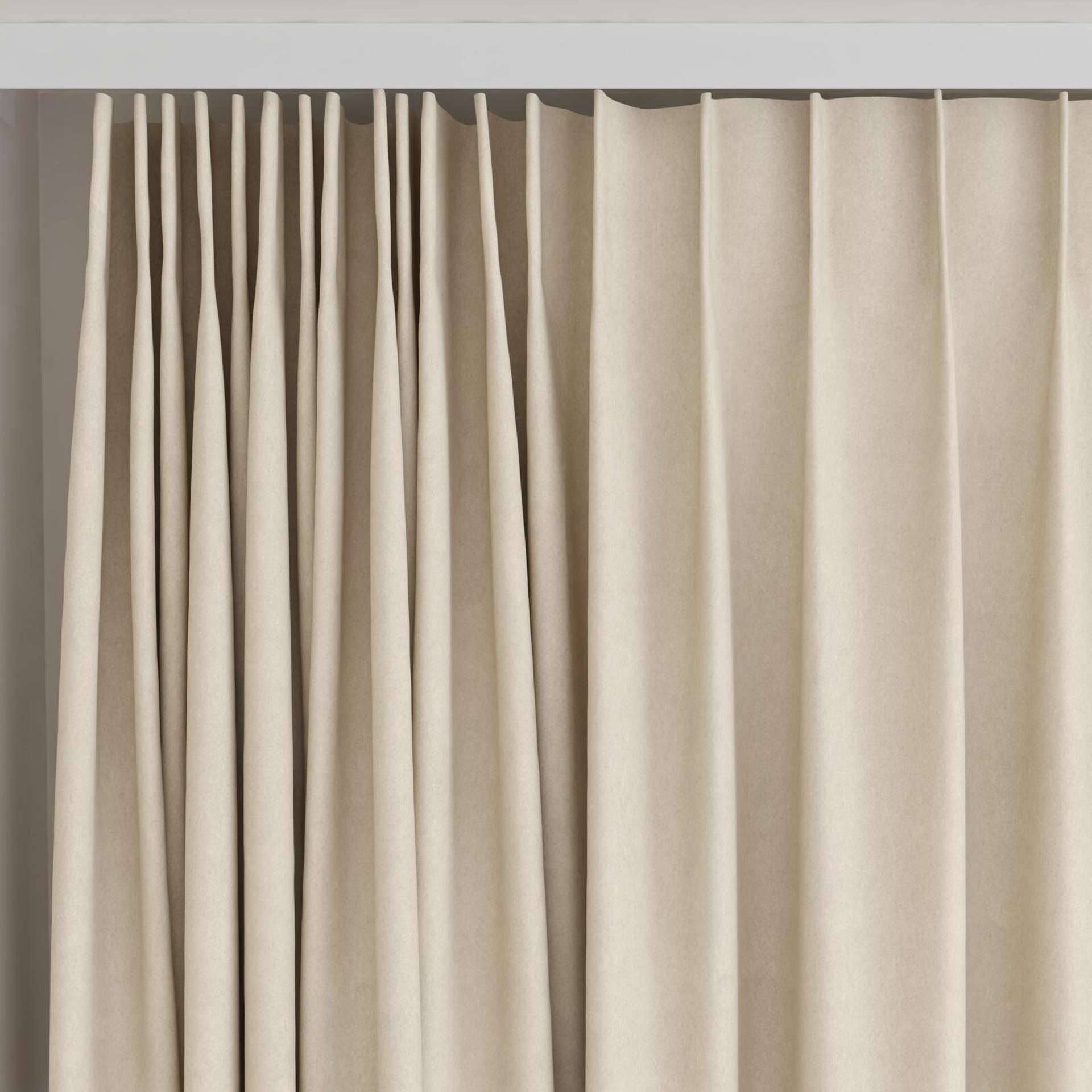 Top view of Lech Dune, on curtain rail