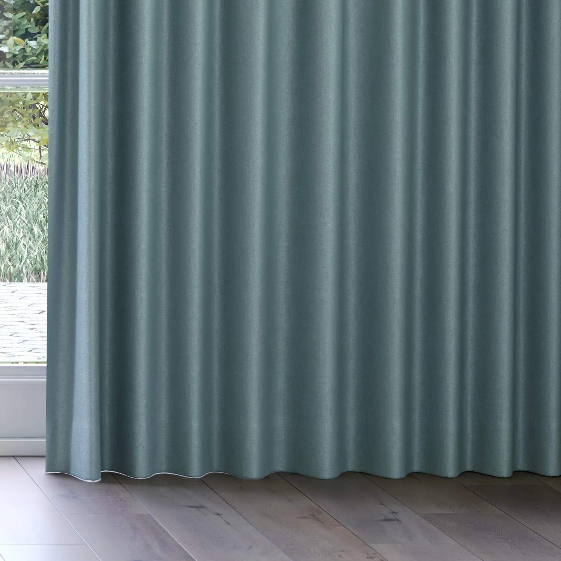 Bottom view of Bronco Spa, on curtain rail