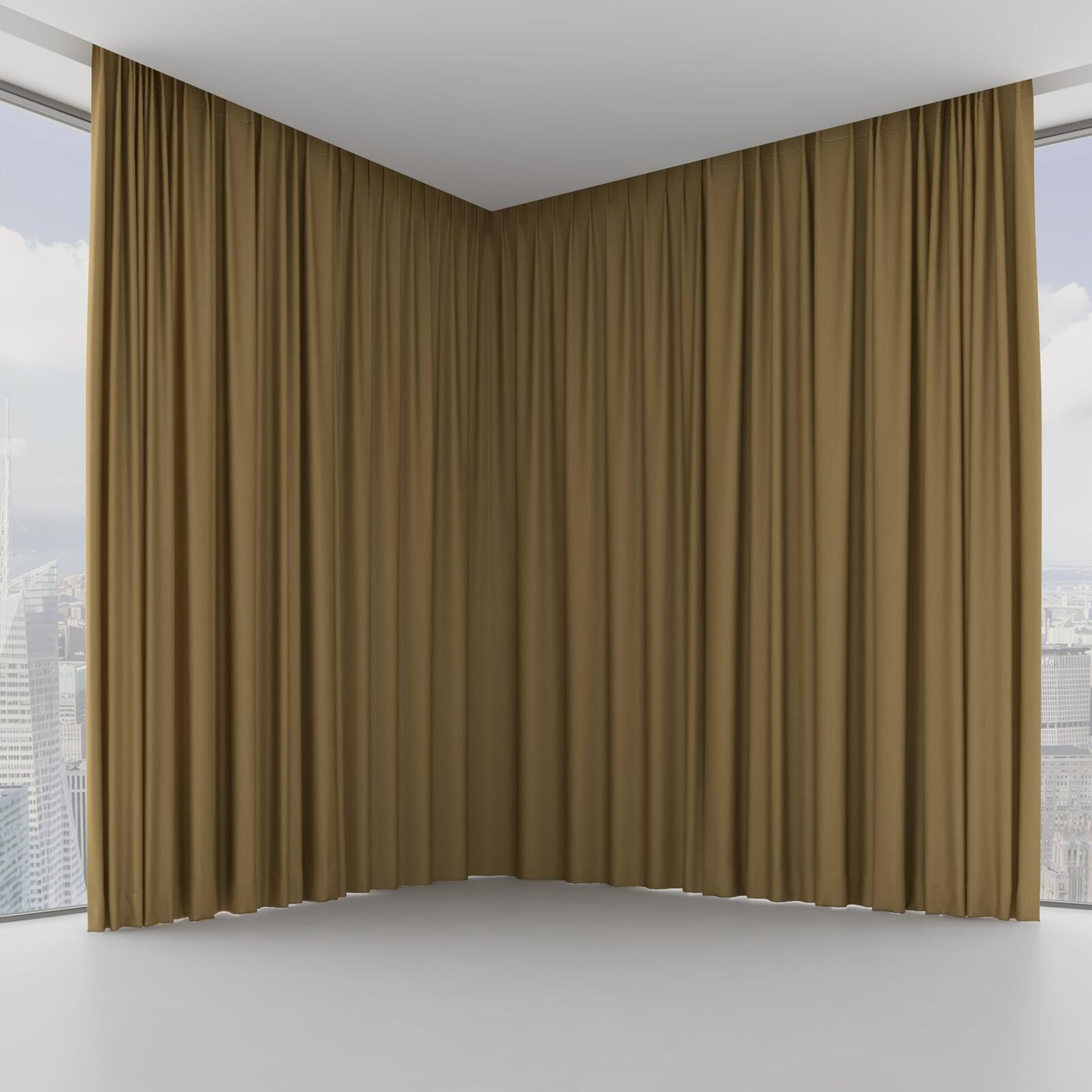 Front view of Atelier Ochre, on hidden rail