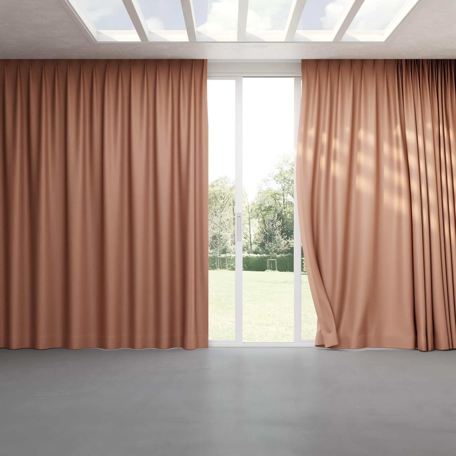 Full view of Science Pheasant, pinch pleat