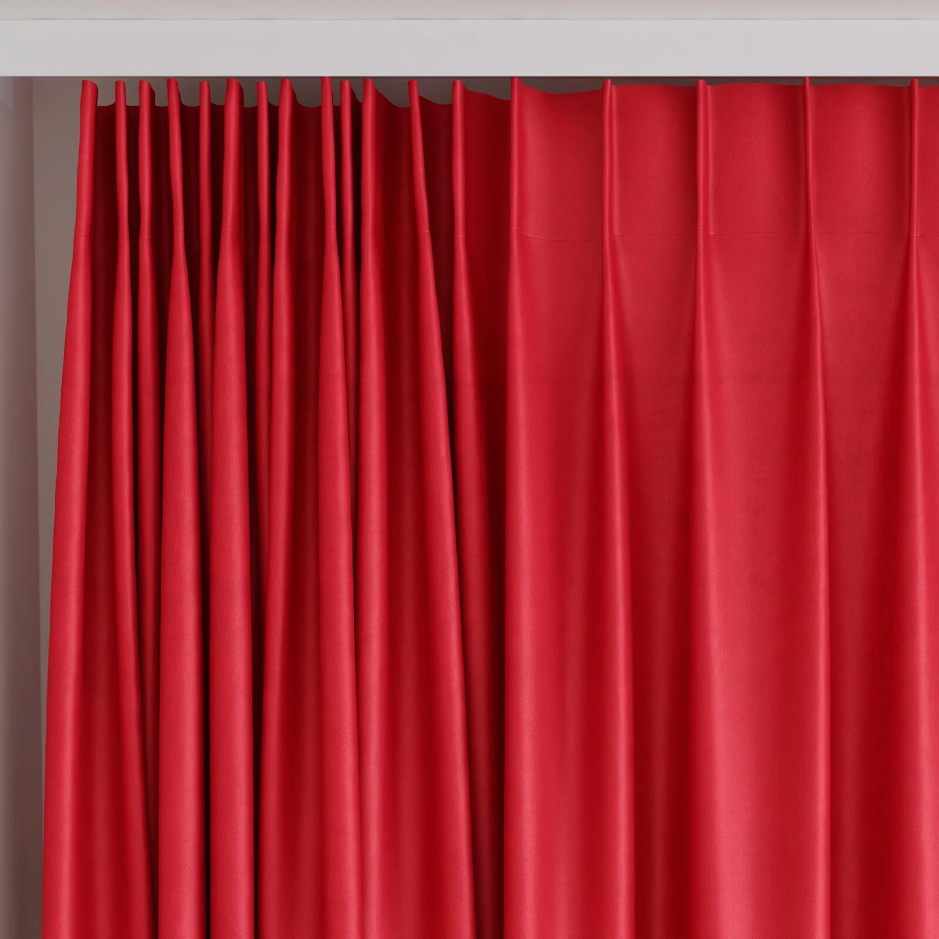 Top view of Warlock Lollipop, on curtain rail