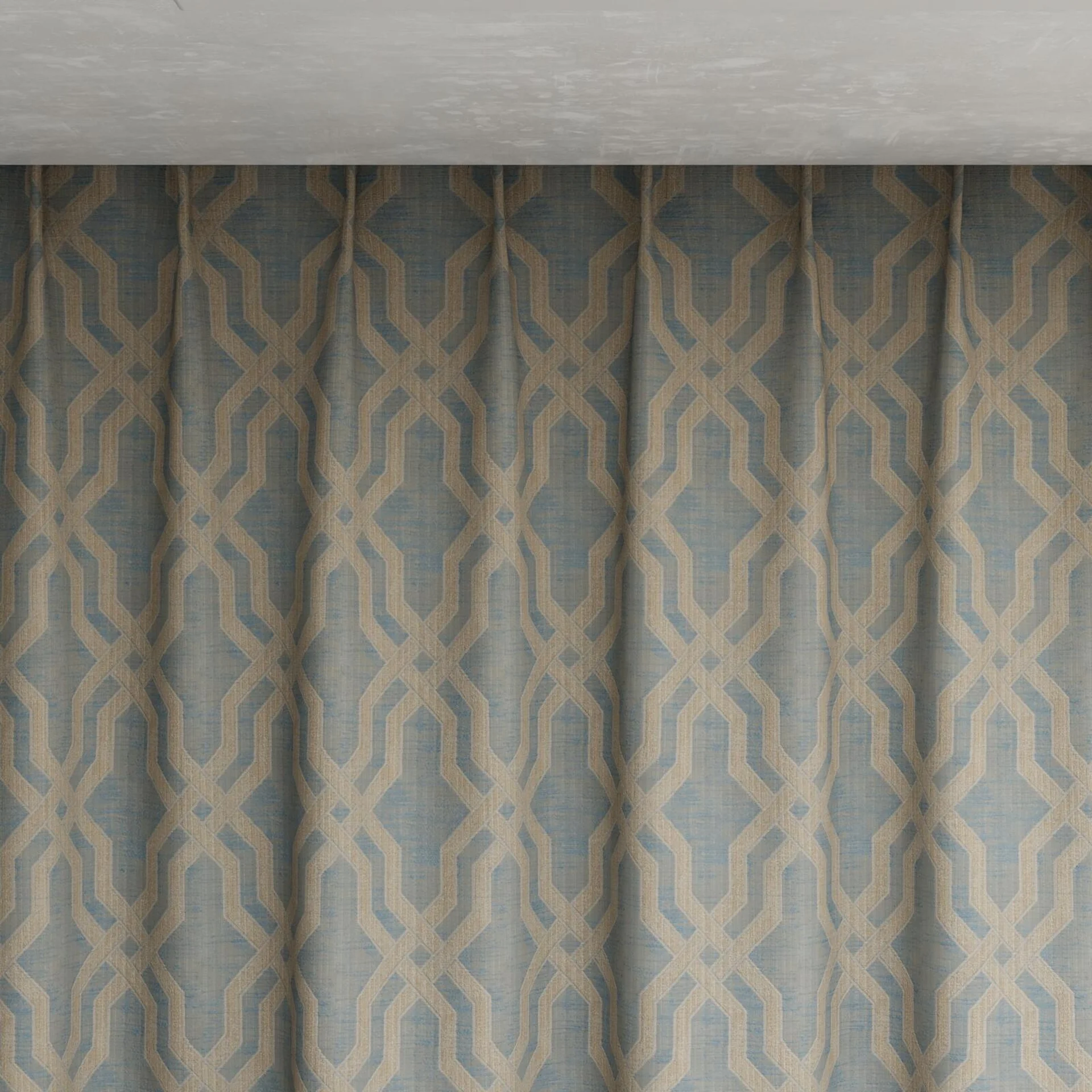 Top view of Modus Sky, pinch pleat