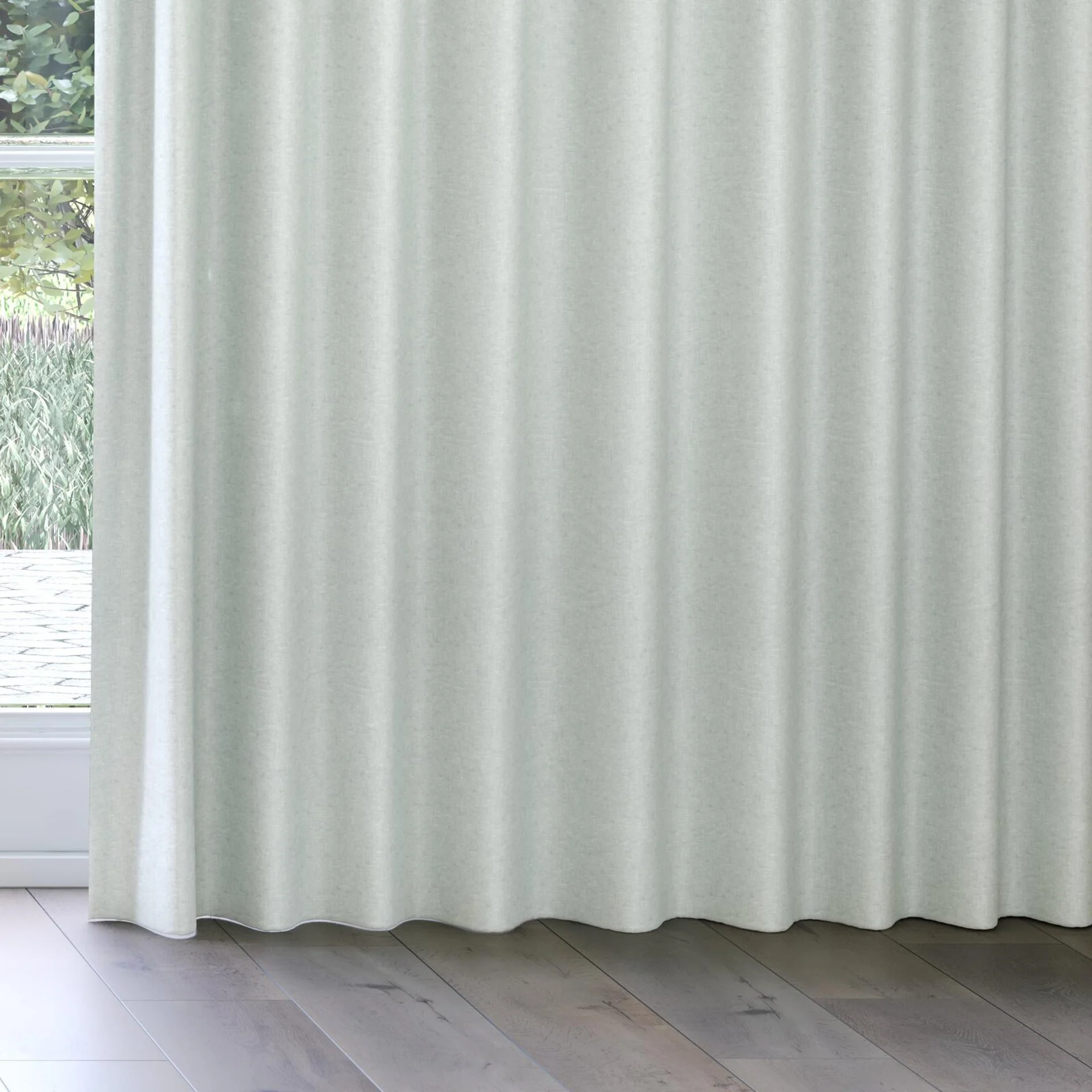 Bottom view of Goa Surf, on curtain rail