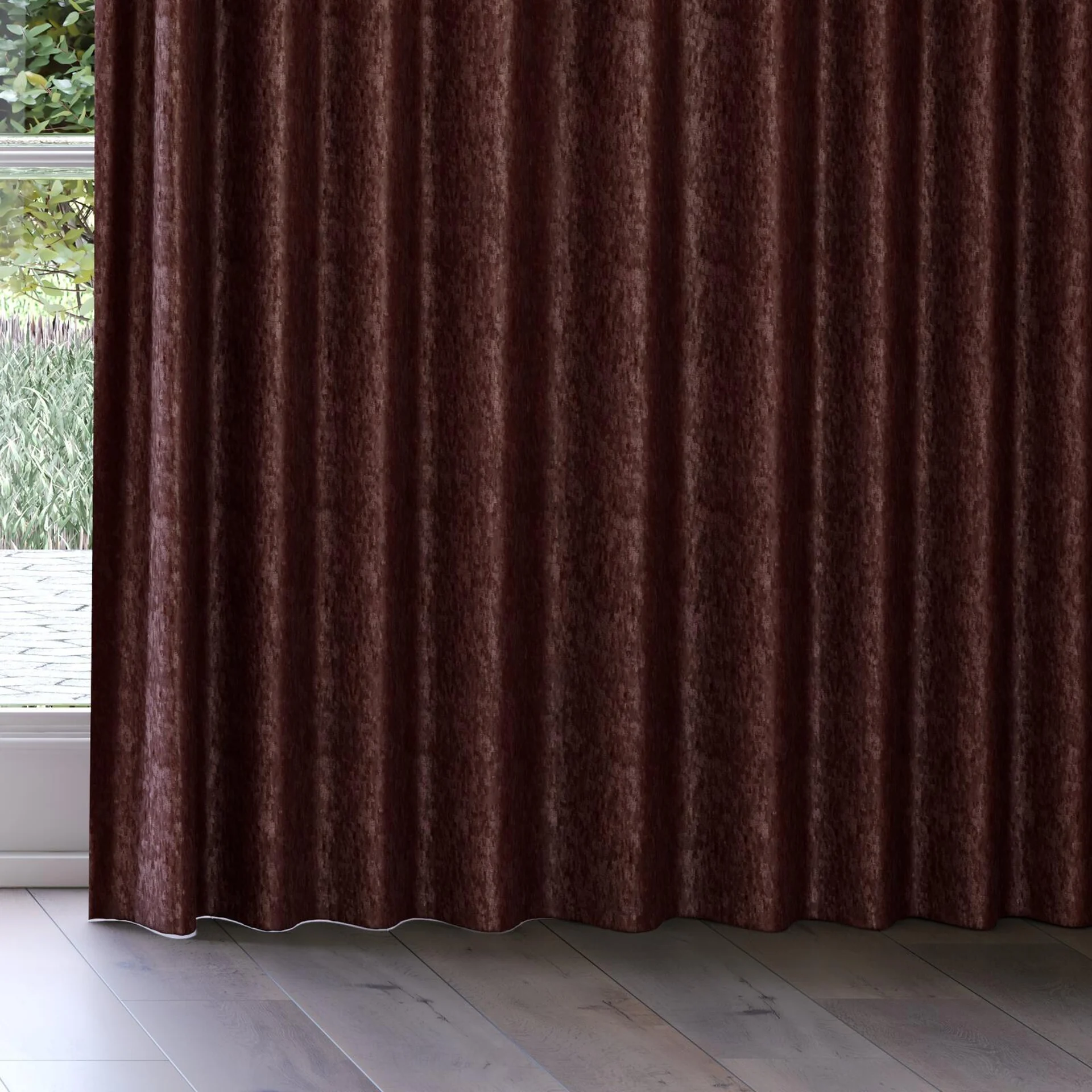 Bottom view of Opera Nostalgia, on curtain rail