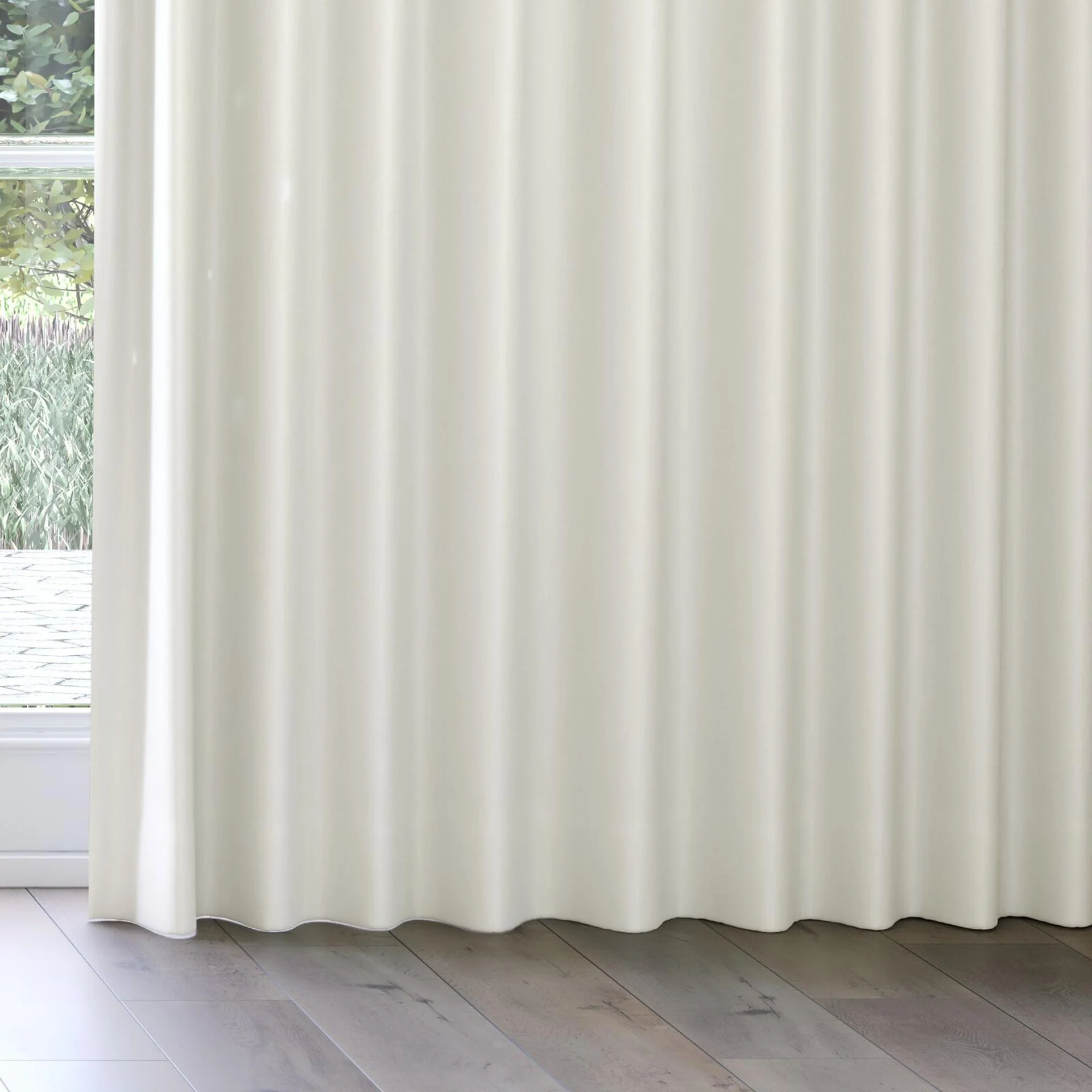Bottom view of Kidglove Papyrus, on curtain rail