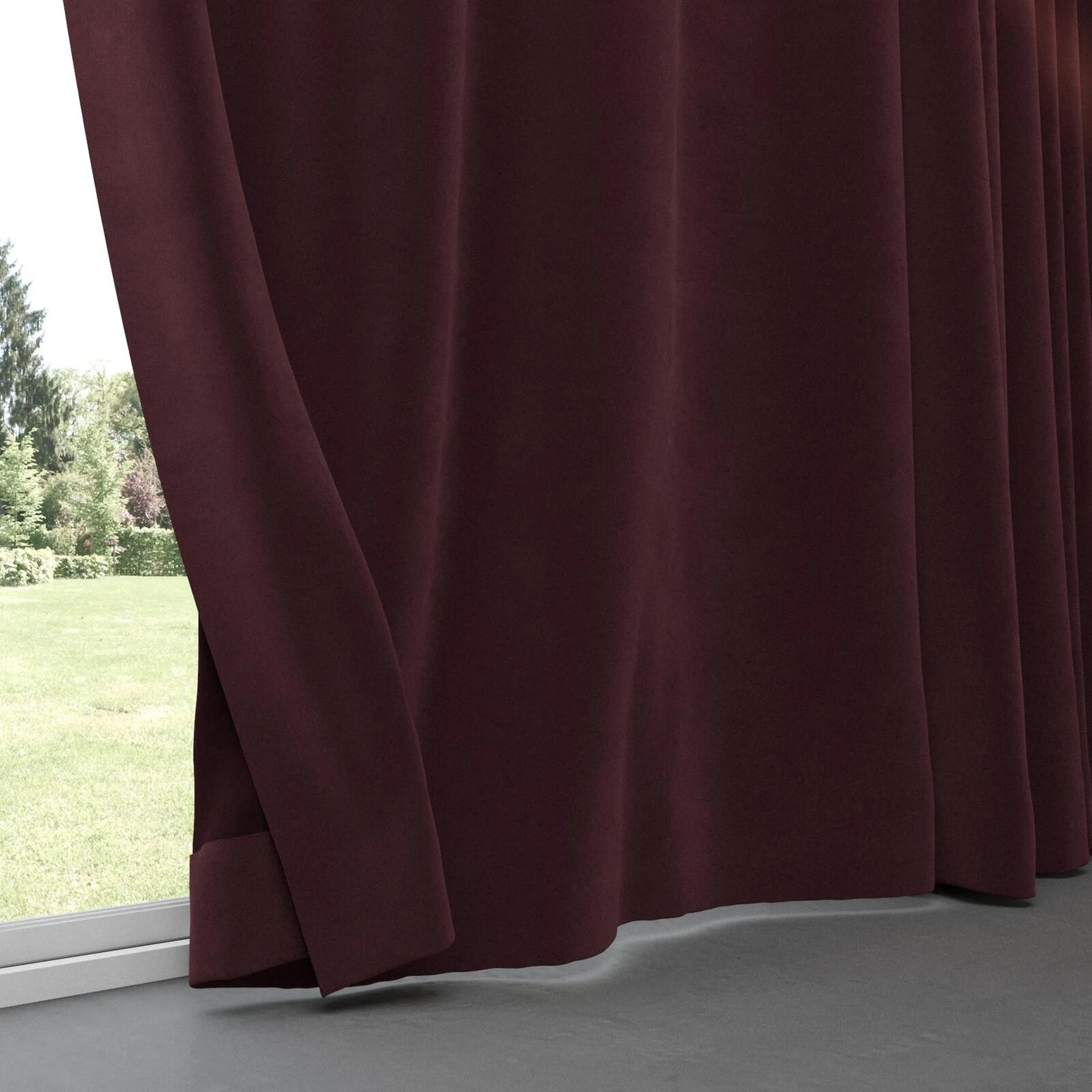 Bottom view of Verbier Porto, pinch pleat