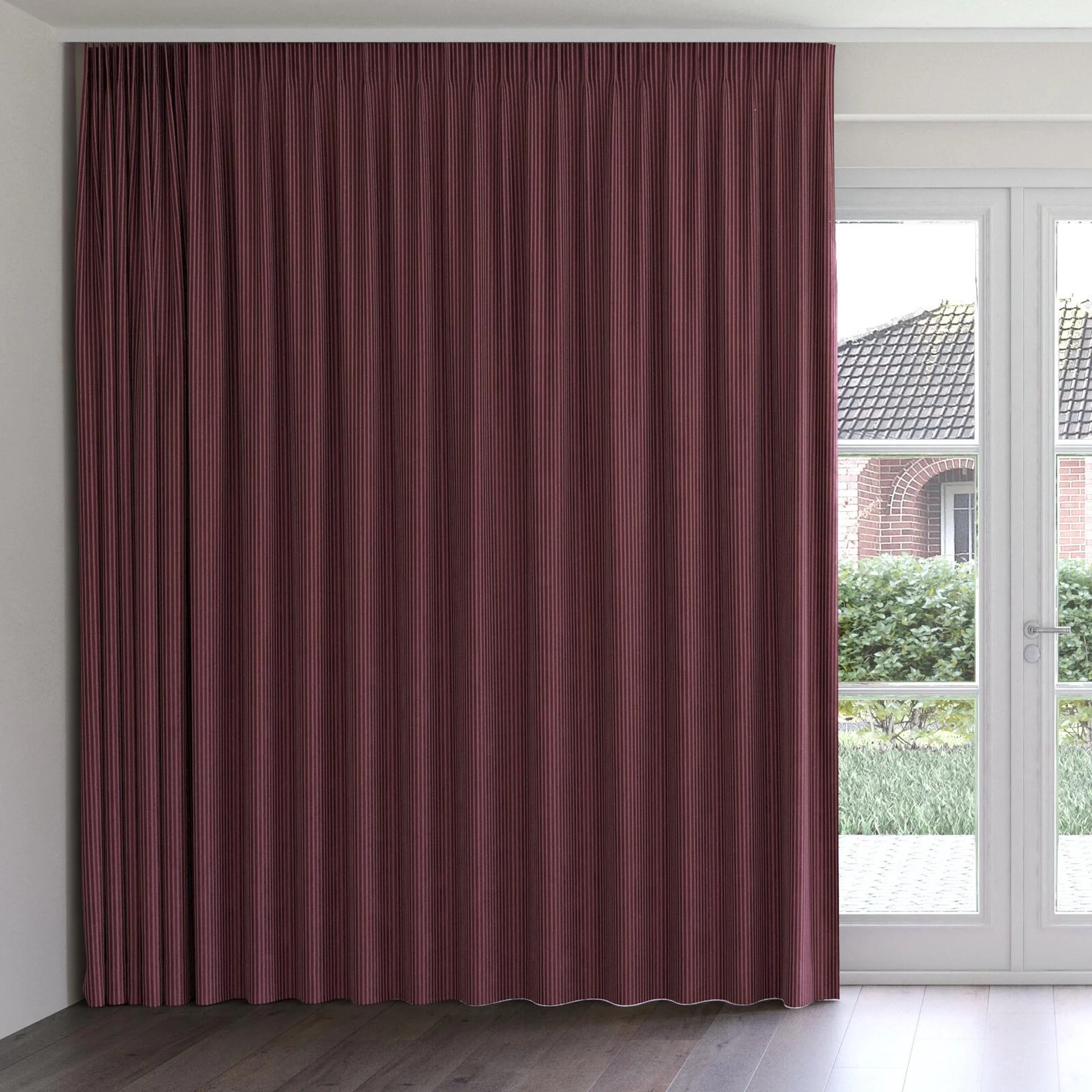 Front view of Embrace Porto, on curtain rail