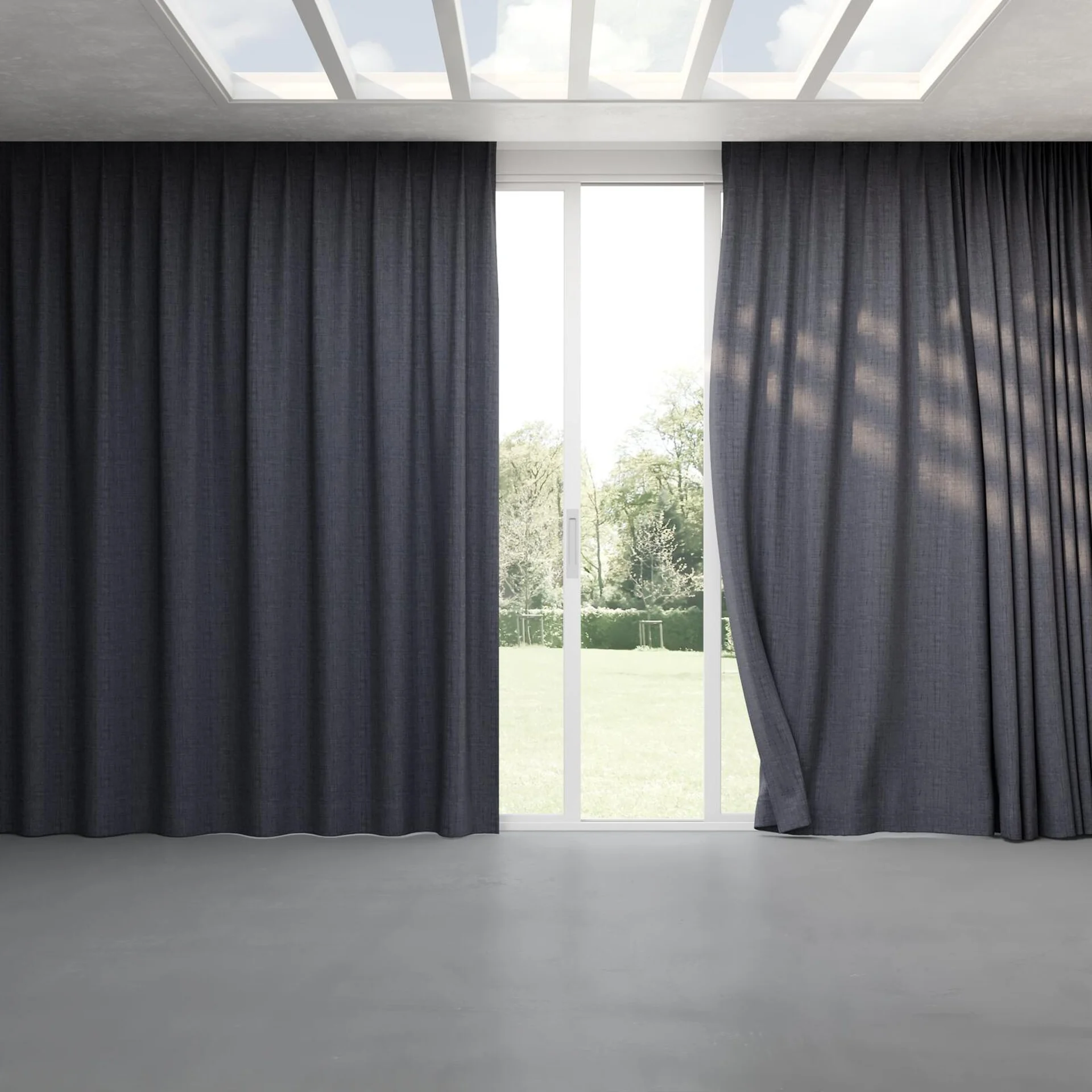 Full view of Iconic Night, pinch pleat