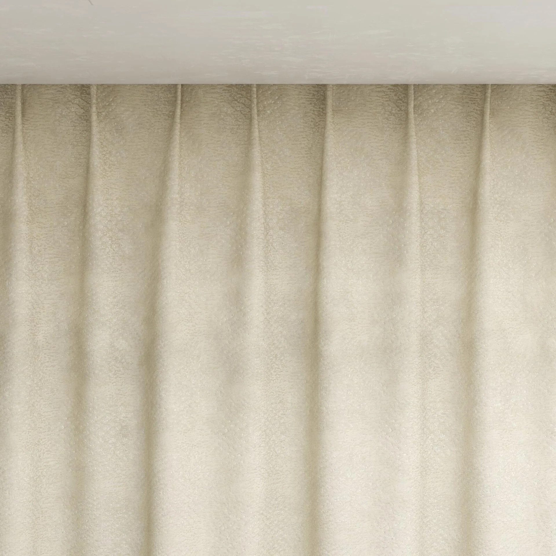 Top view of Gilda Pearl, pinch pleat