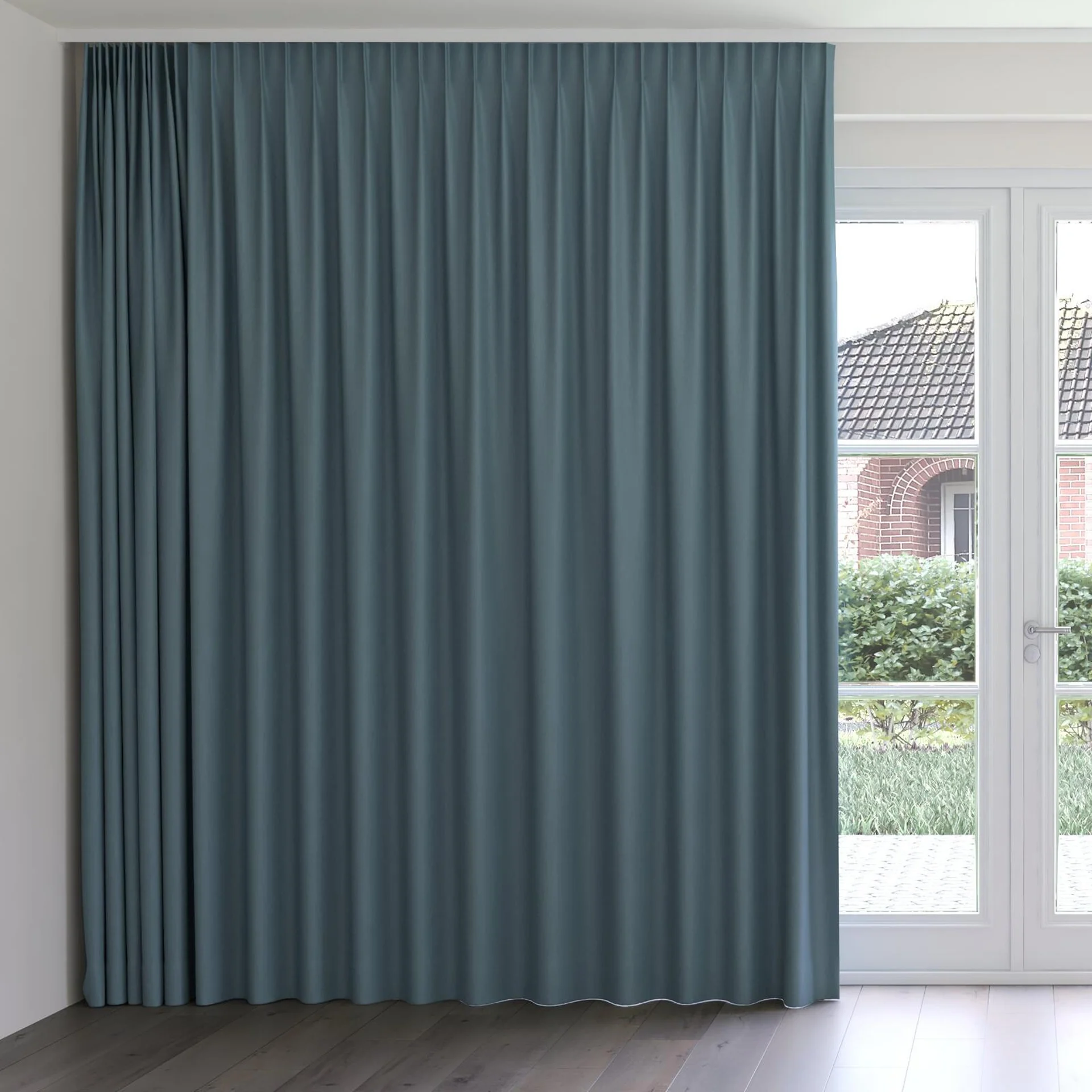 Front view of Eternal Lake, on curtain rail