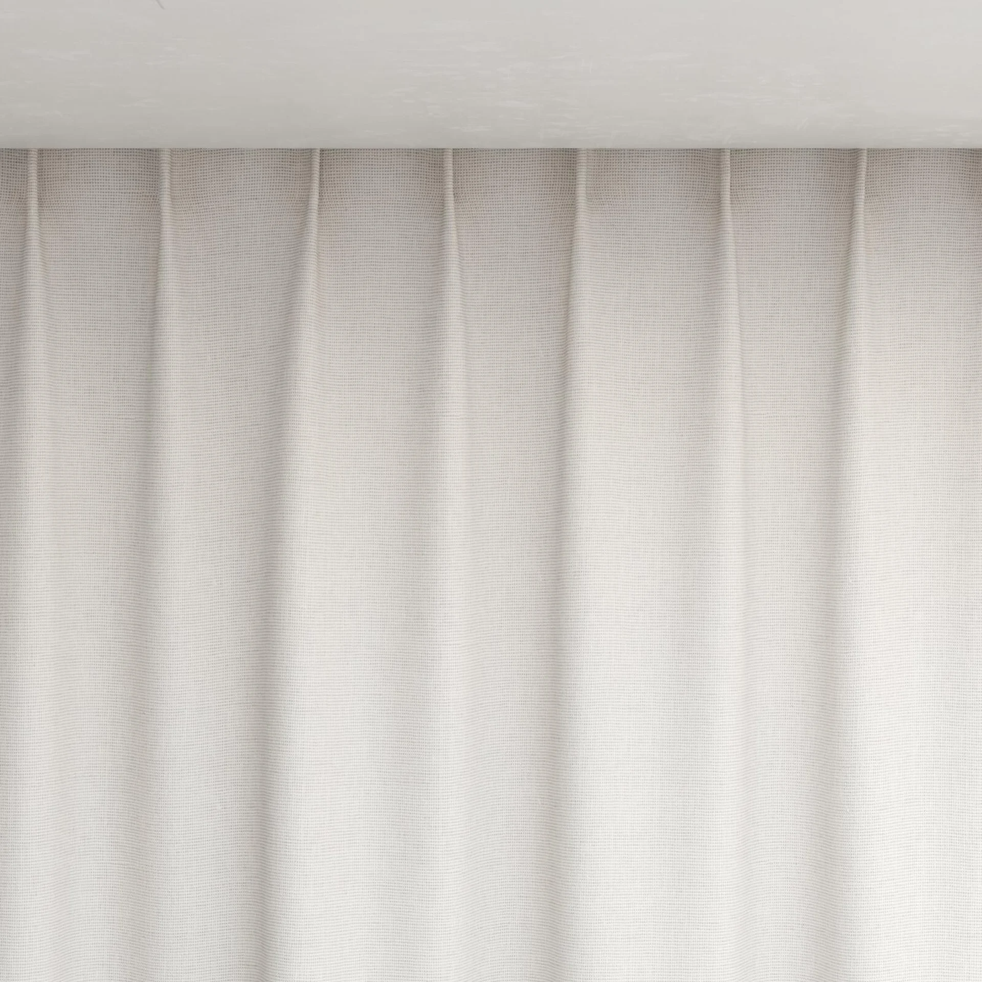 Top view of Yugen Birch, pinch pleat
