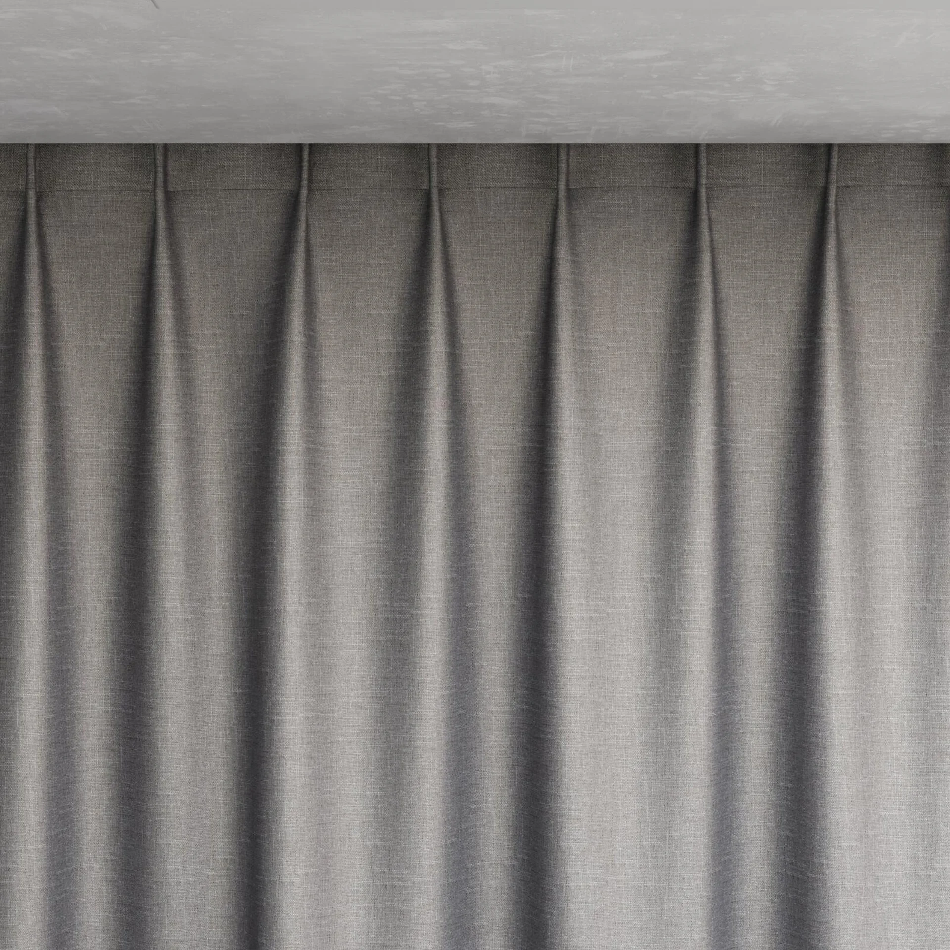 Top view of Stallion 2 Blackout Ash, pinch pleat