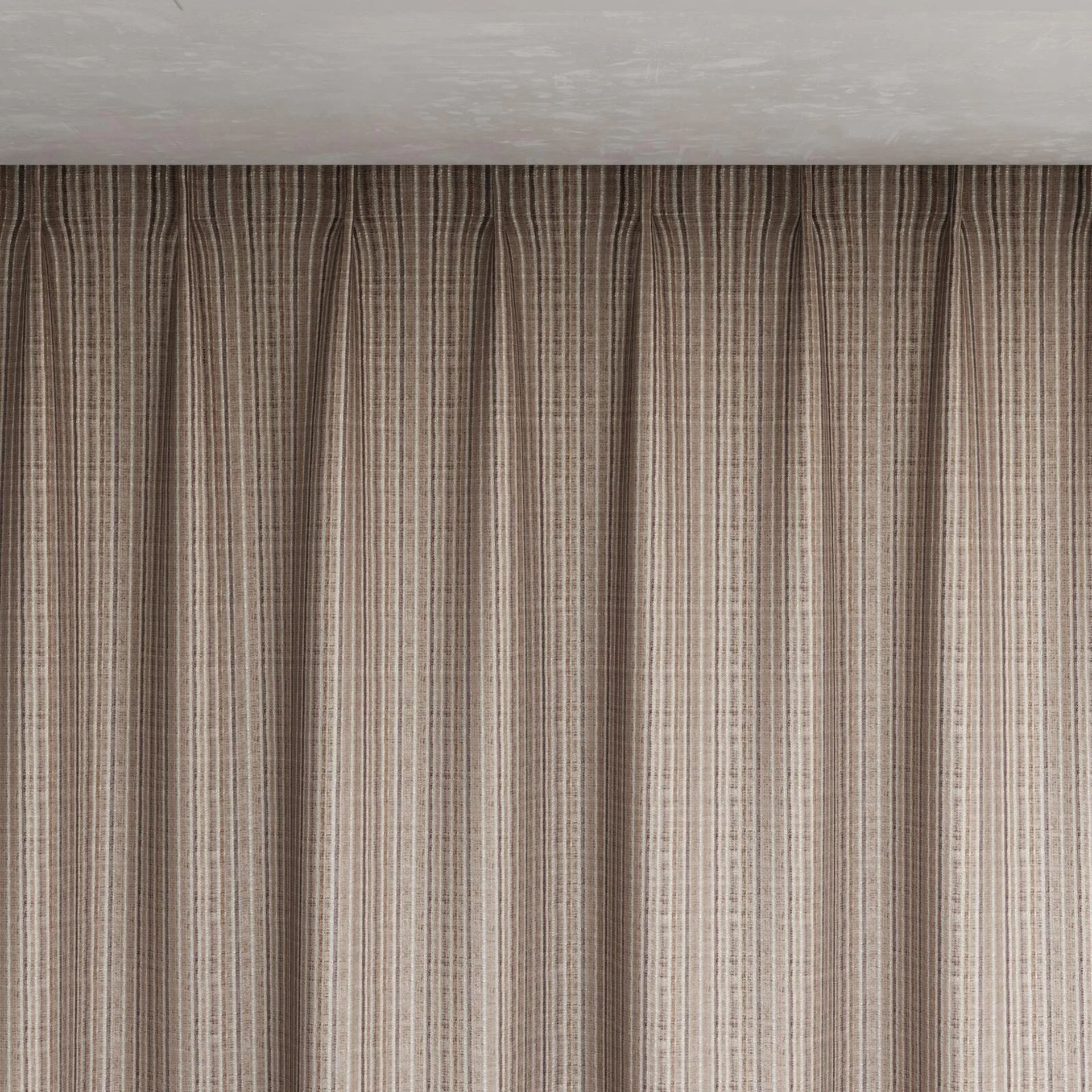 Top view of Oviedo Clay, pinch pleat