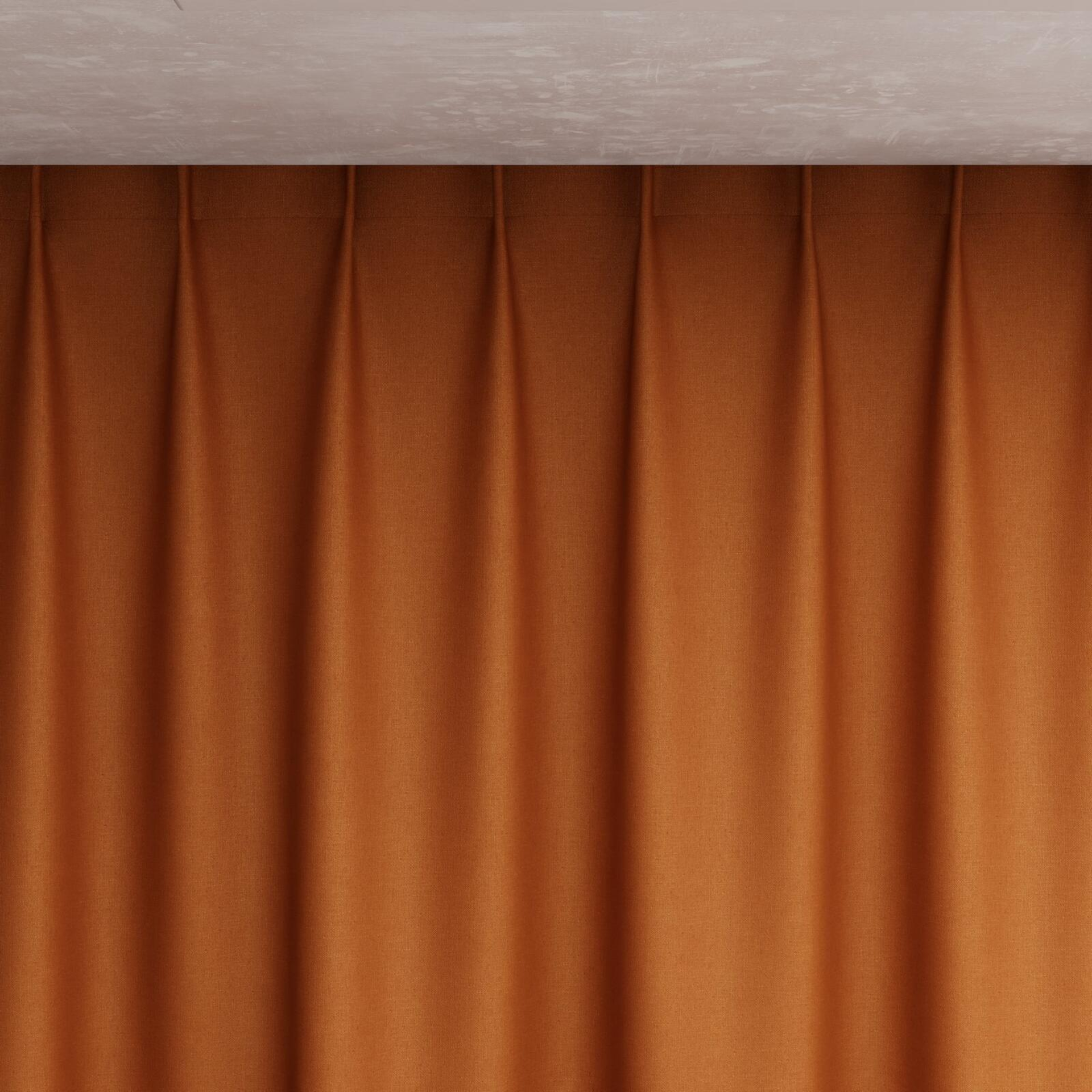 Top view of Kanvas Spice, pinch pleat