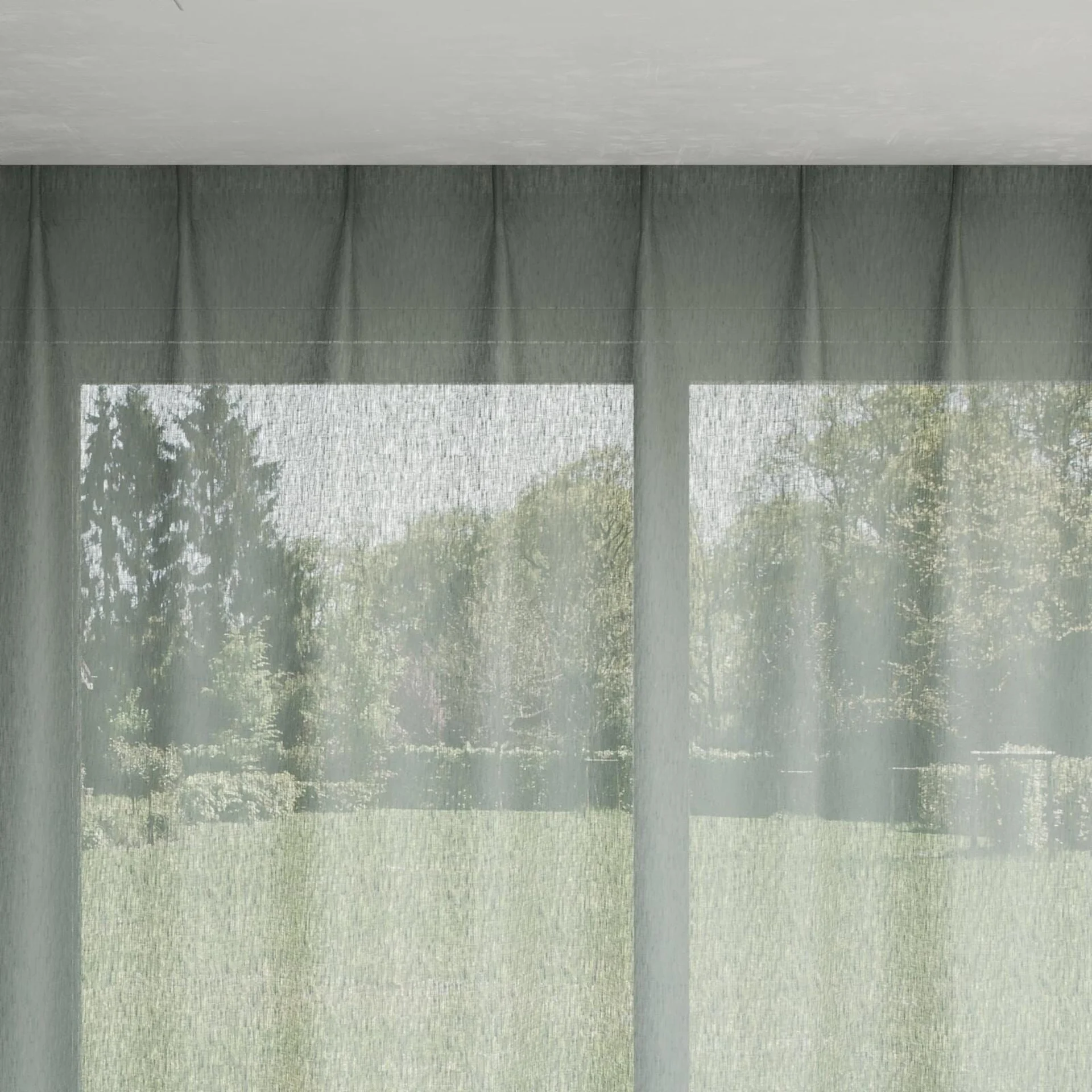 Top view of Kyoto Vine, pinch pleat