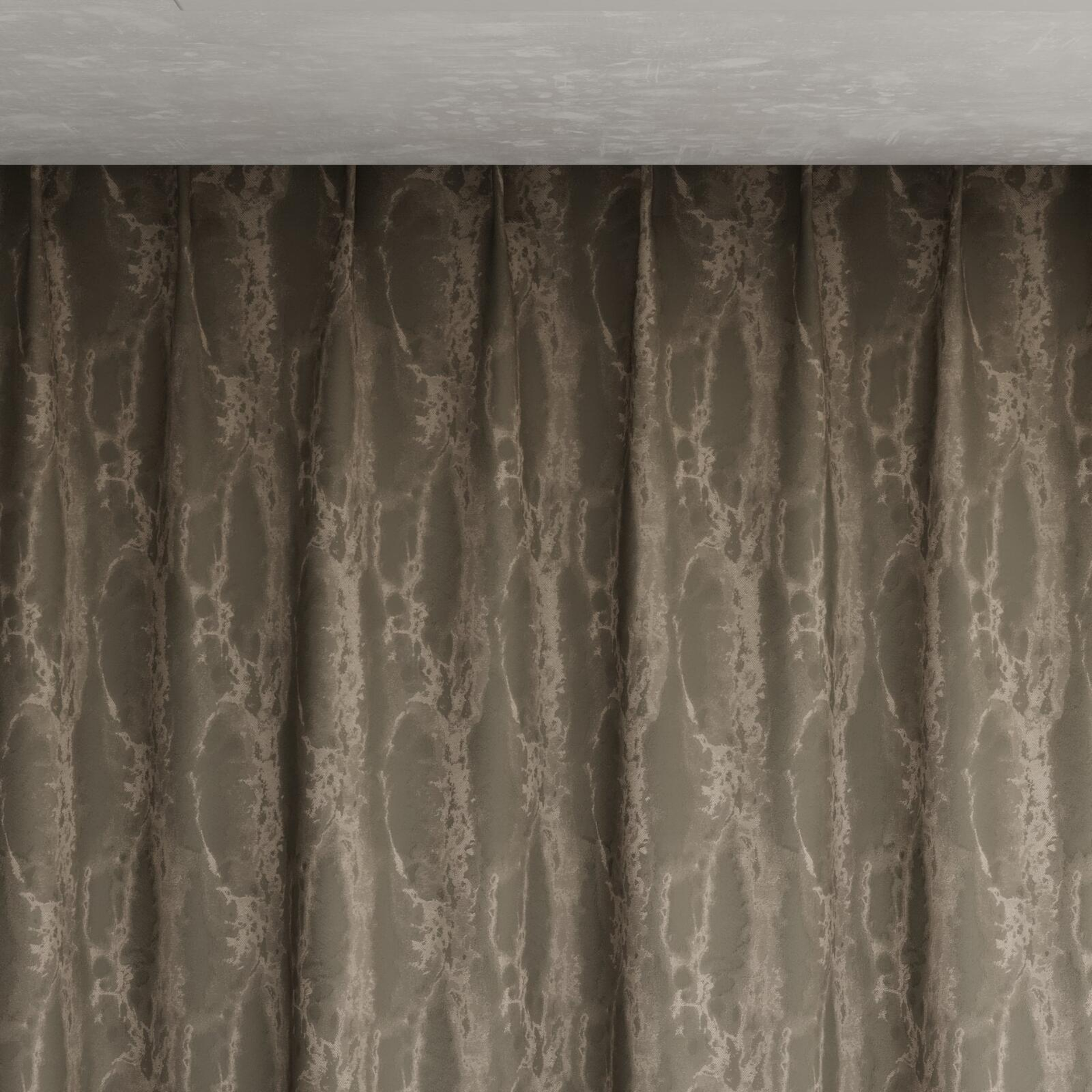 Top view of Anthology Tungsten, pinch pleat