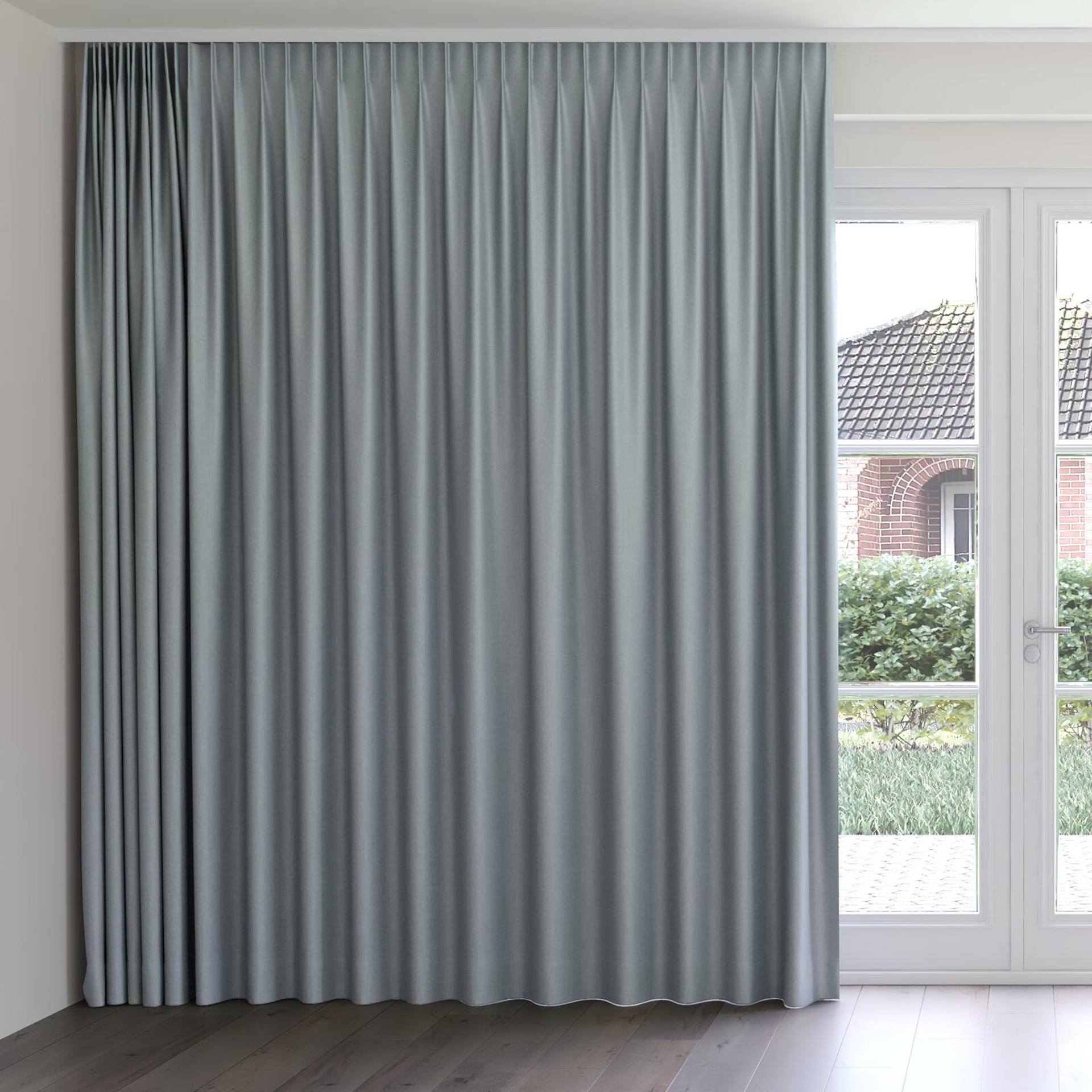 Front view of Tonga Elephant, on curtain rail