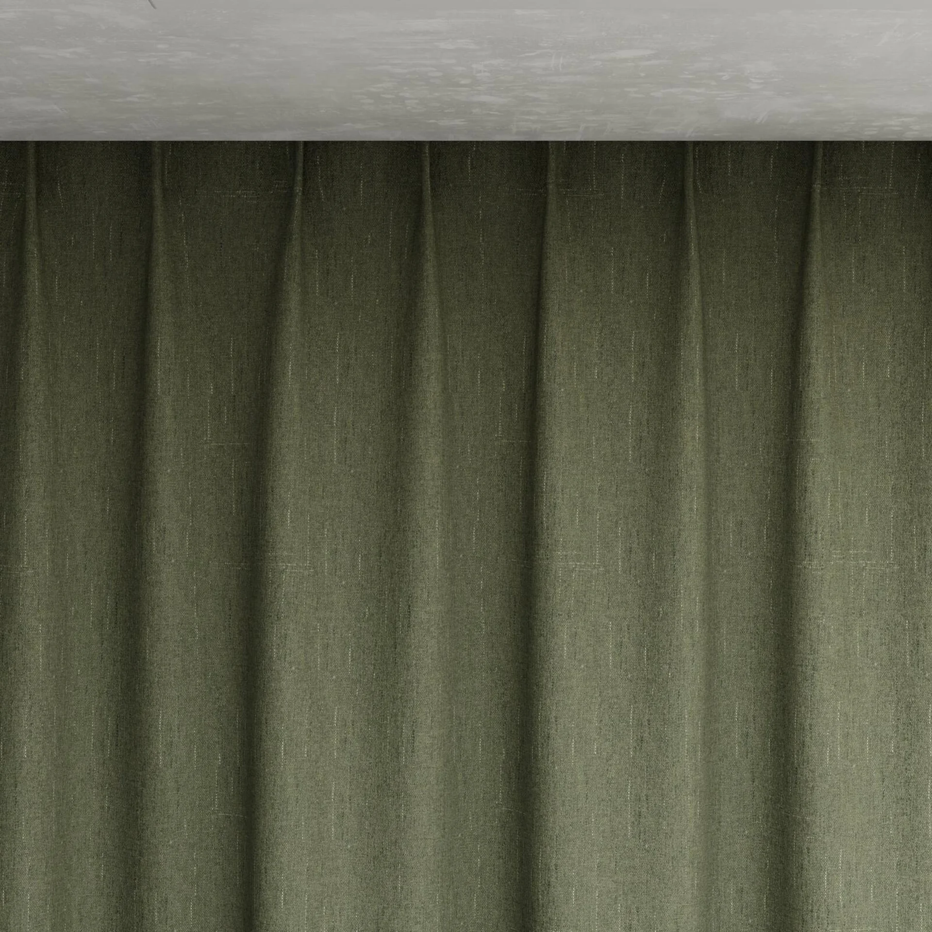 Top view of Cavalry Pine, pinch pleat