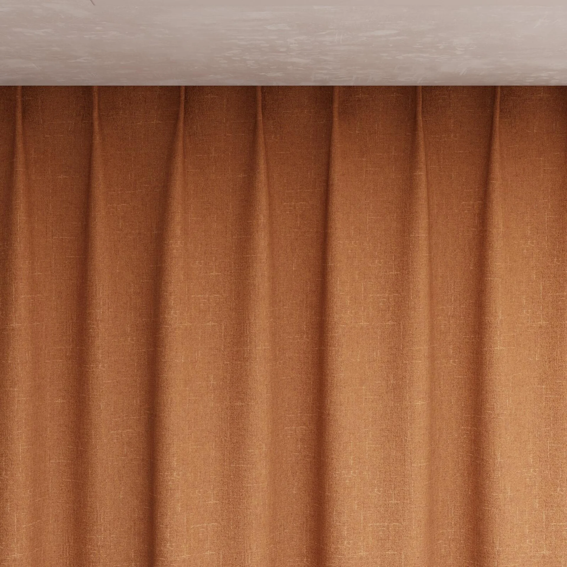 Top view of Cavalry Terra, pinch pleat