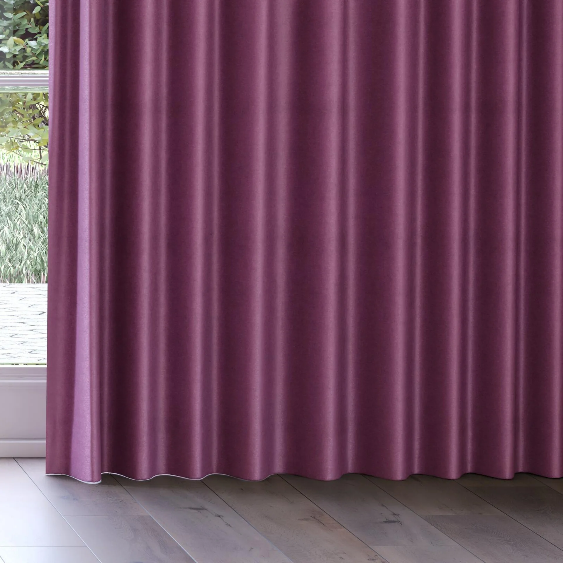 Bottom view of Baron Crocus, on curtain rail