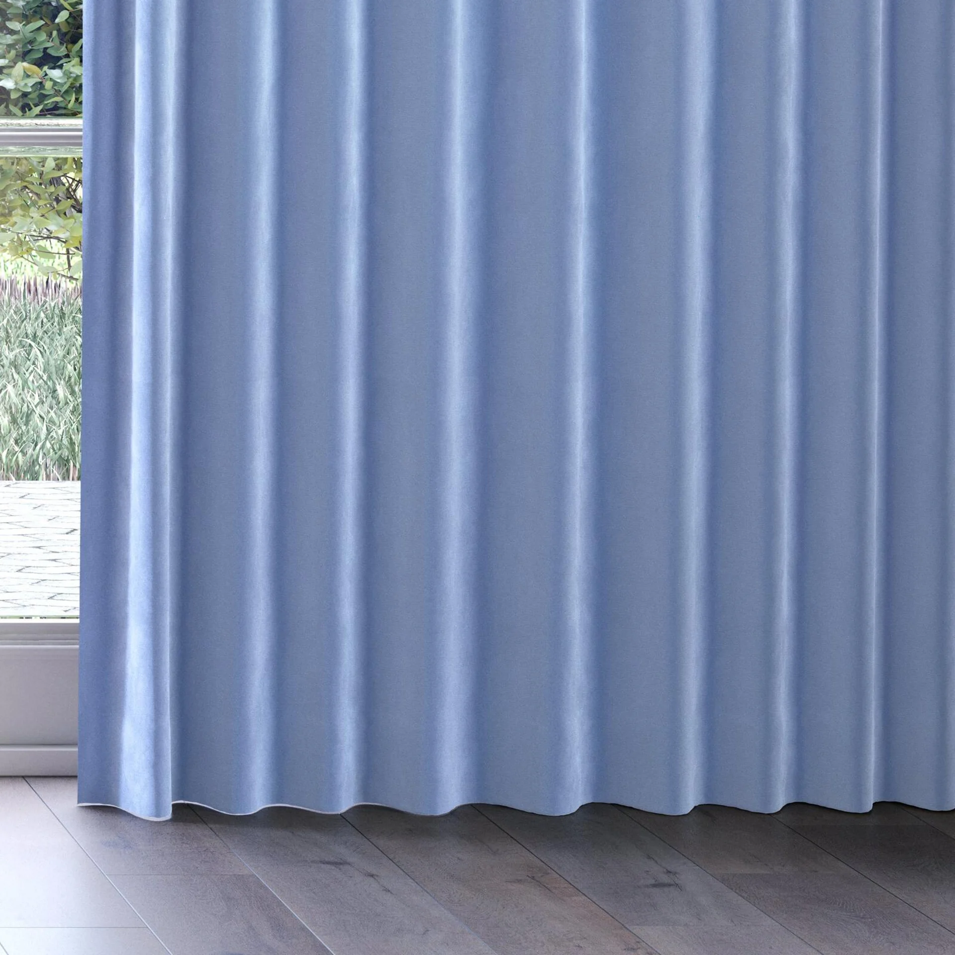 Bottom view of Verbier Ocean, on curtain rail