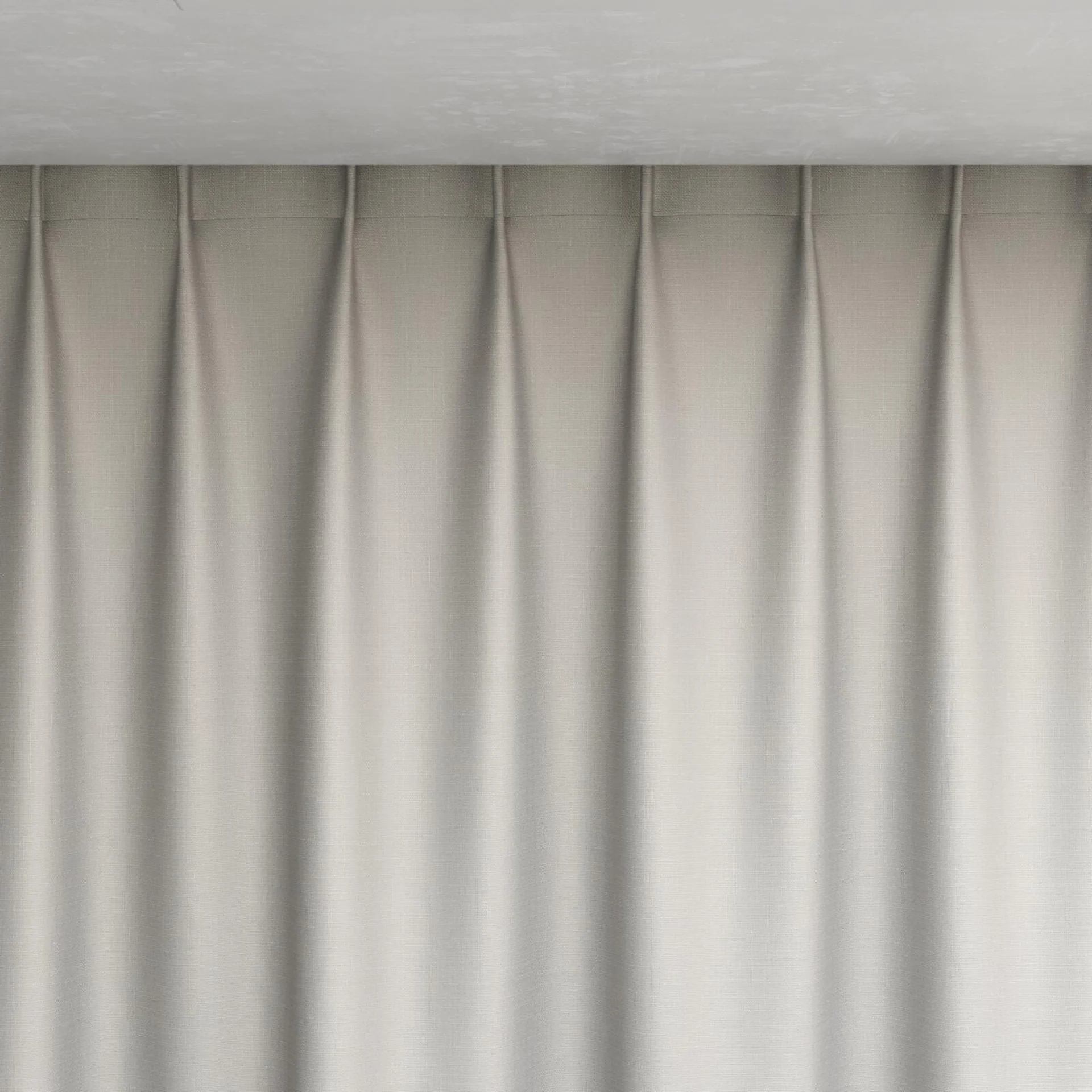 Top view of Stallion 2 Blackout Moonstone, pinch pleat