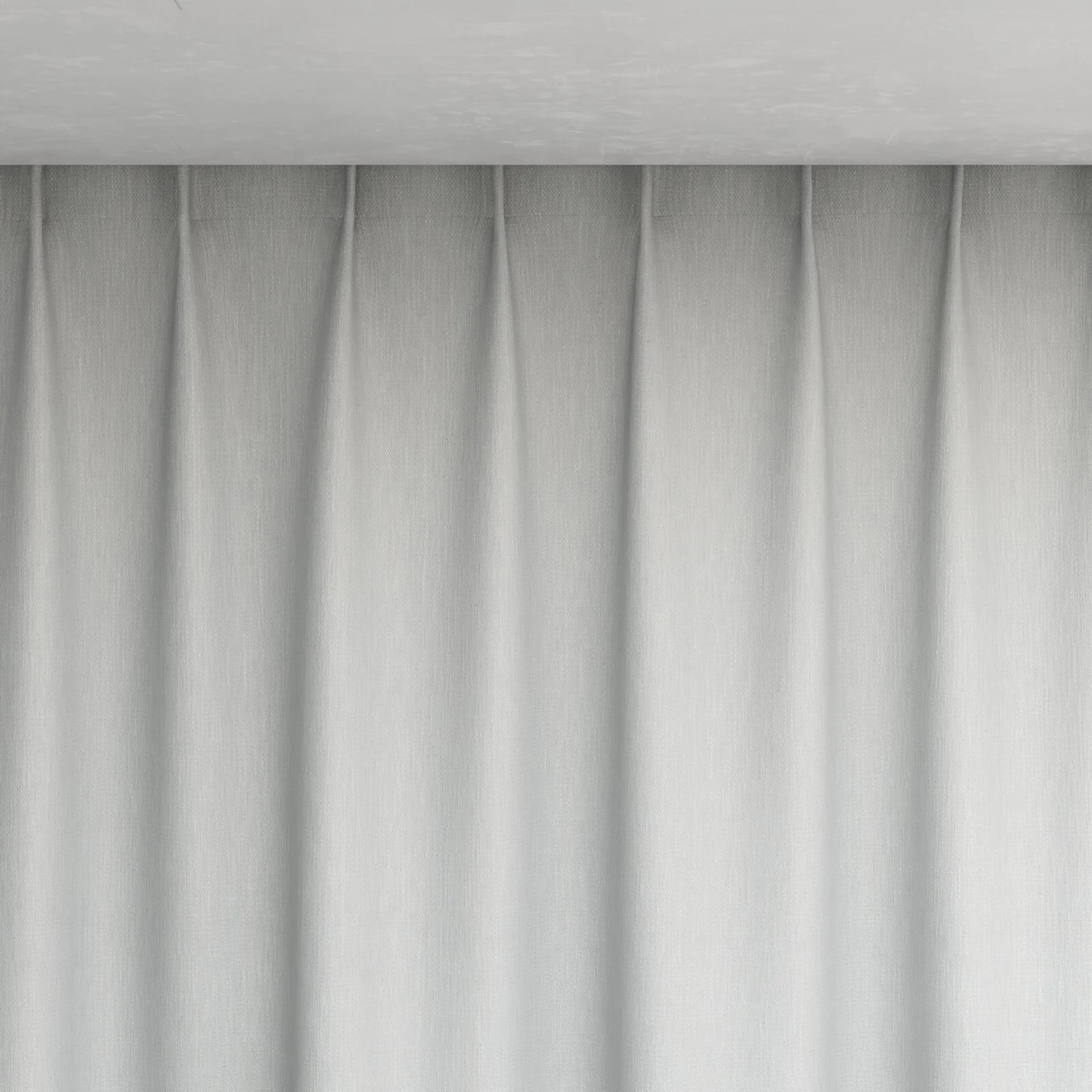 Top view of Cordoba Sky, pinch pleat