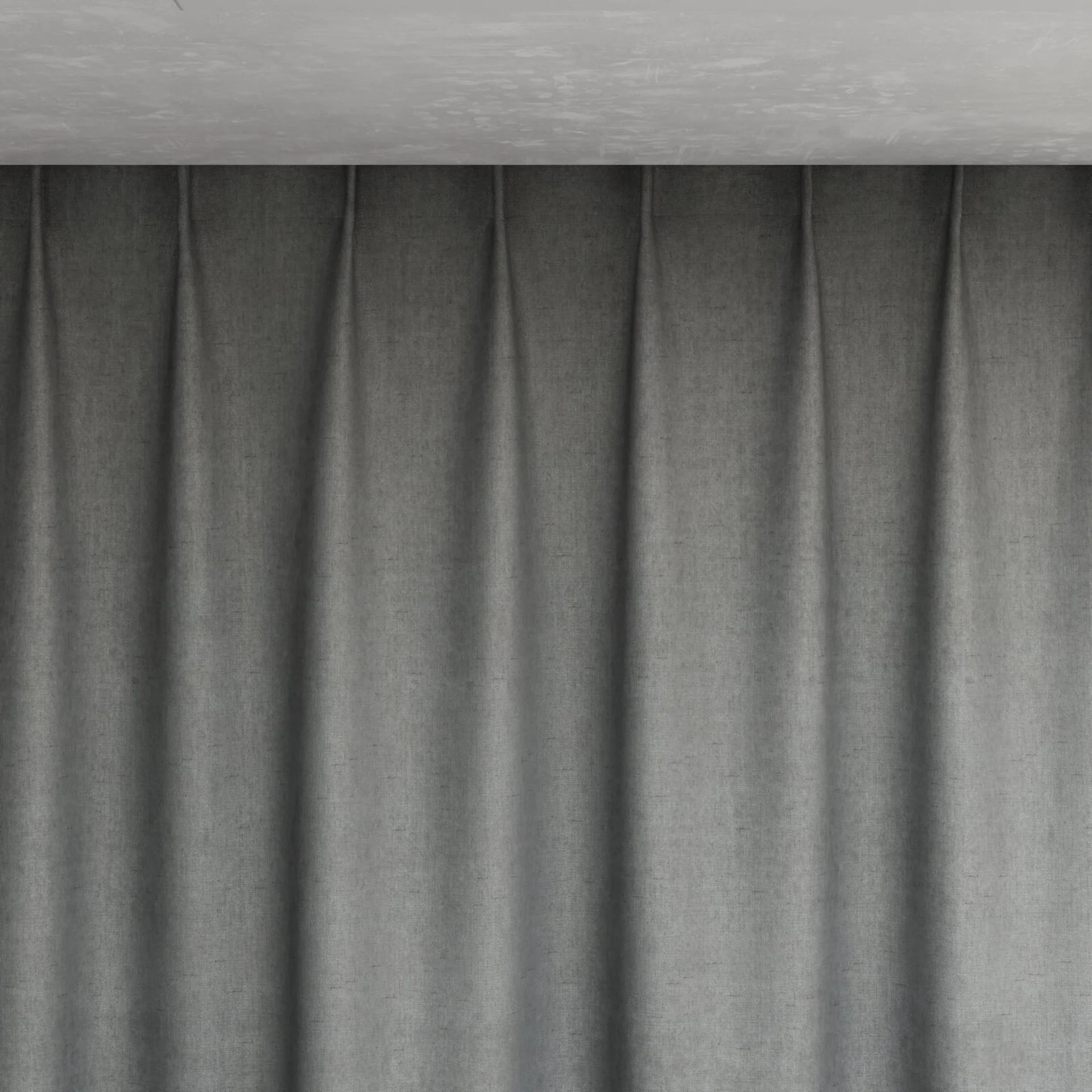 Top view of Monterey Drizzle, pinch pleat