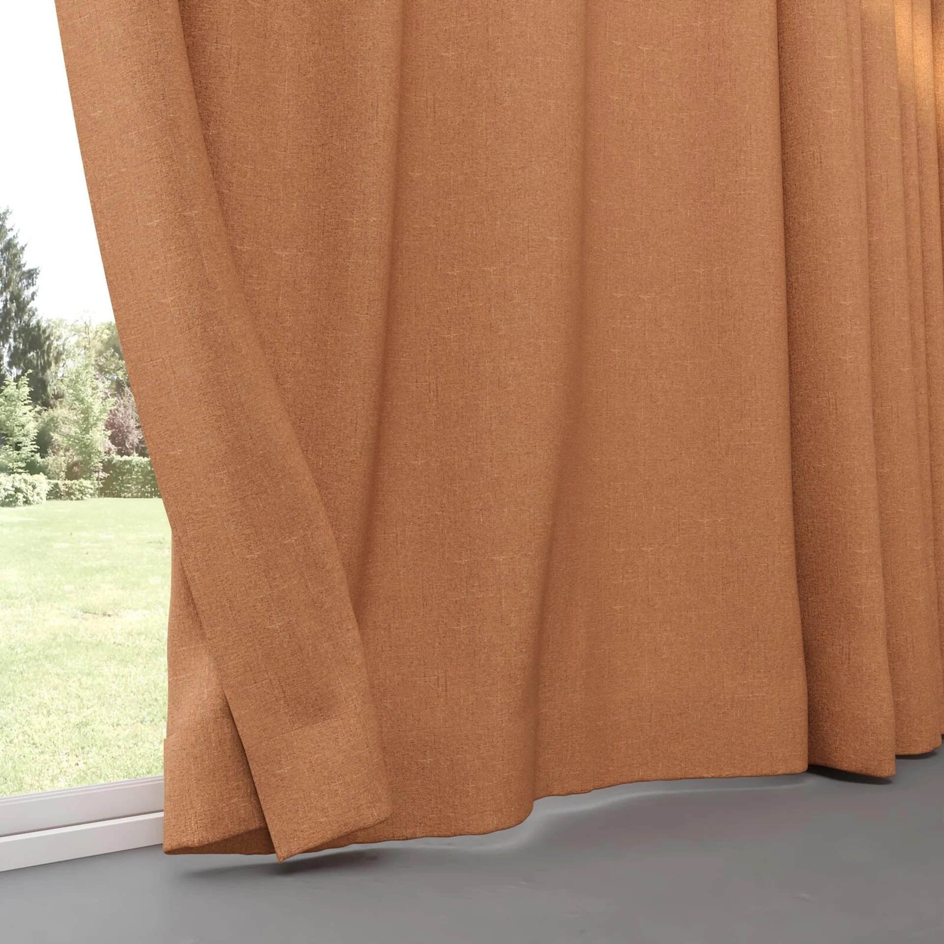 Bottom view of Cavalry Terra, pinch pleat