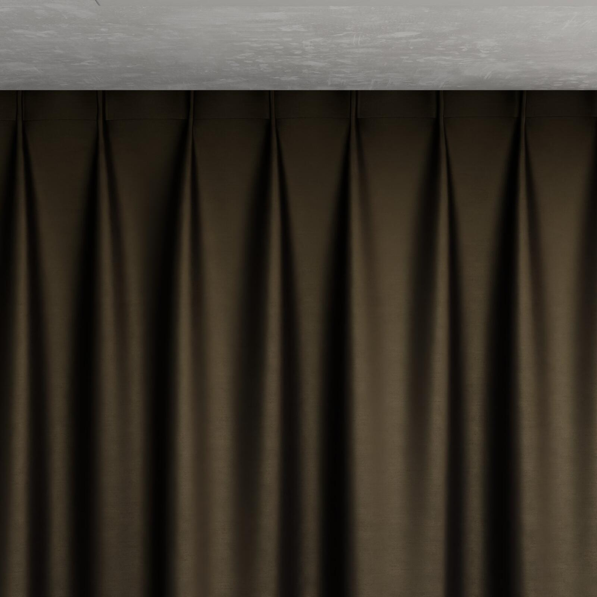 Top view of Mont Blanc Charcoal, pinch pleat
