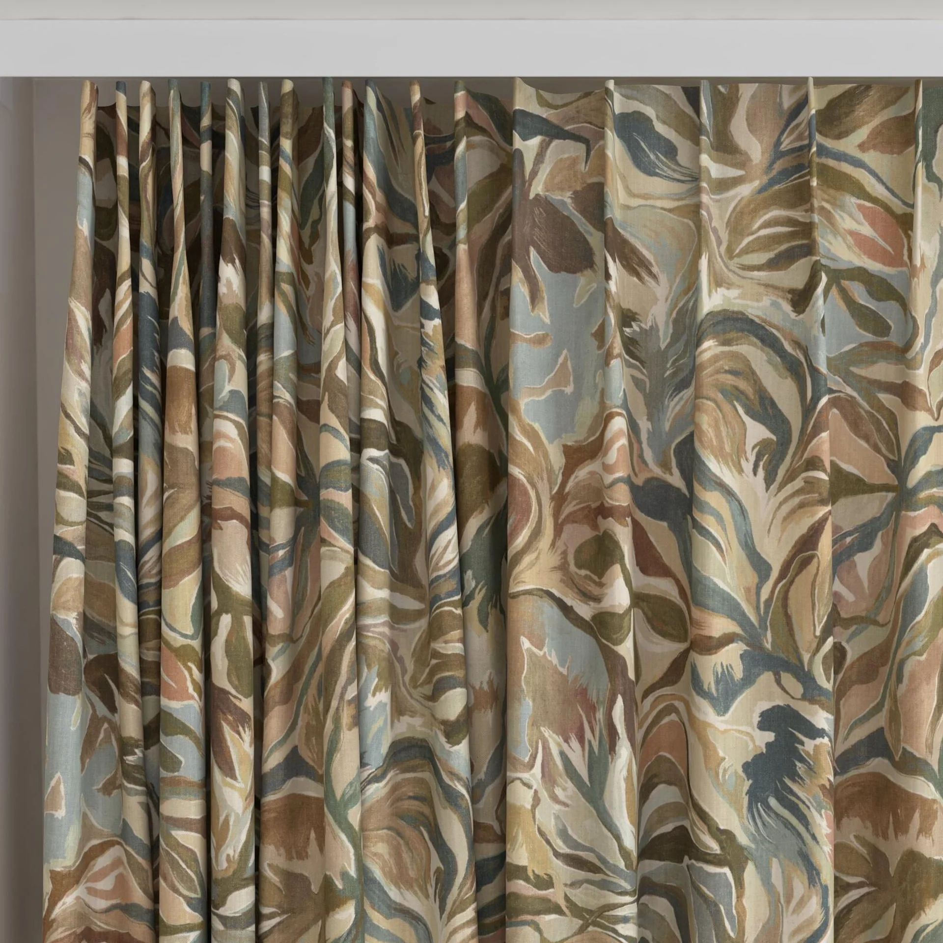 Top view of Grande Terre Lagoon, on curtain rail