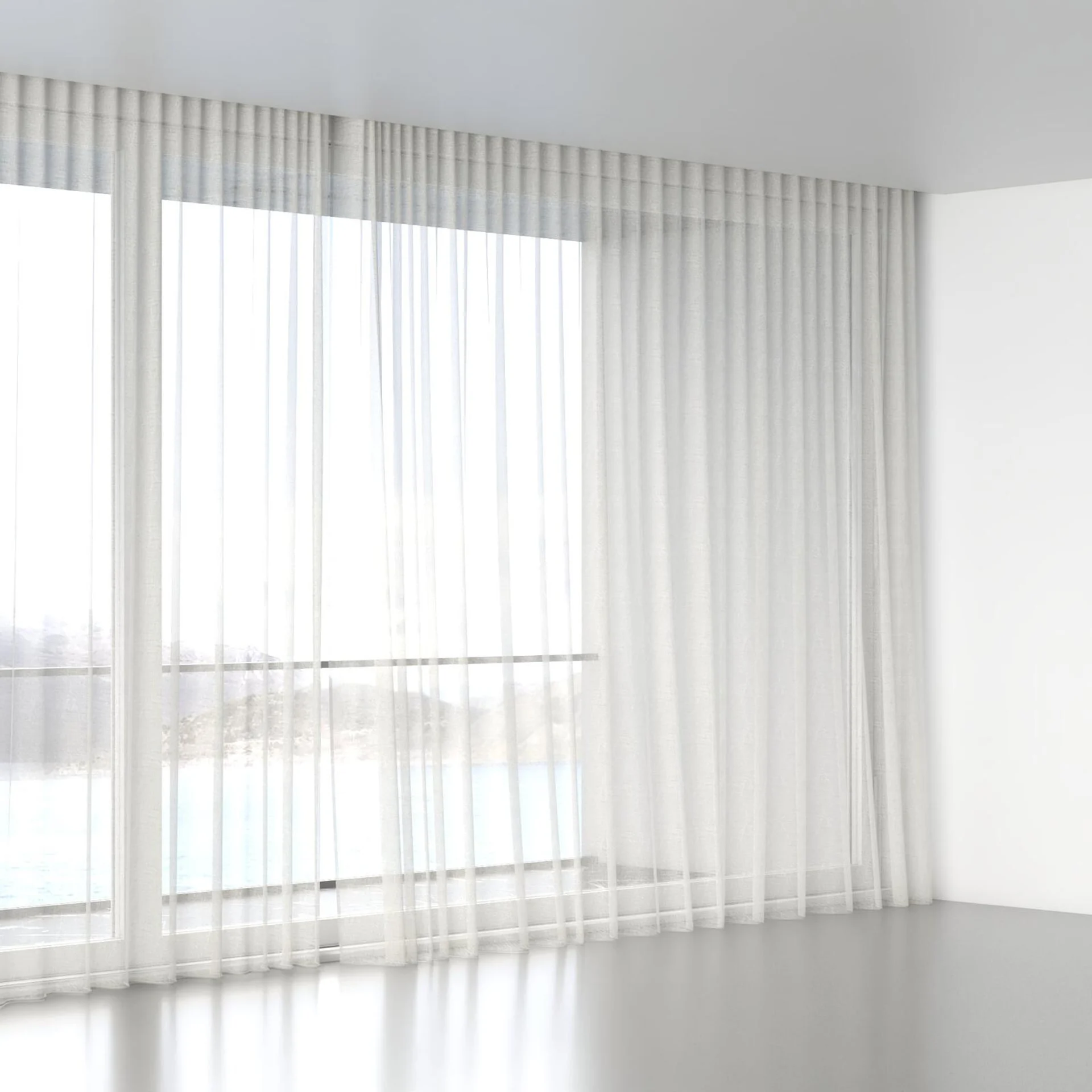 Full view of Henriette Pure, wave pleat