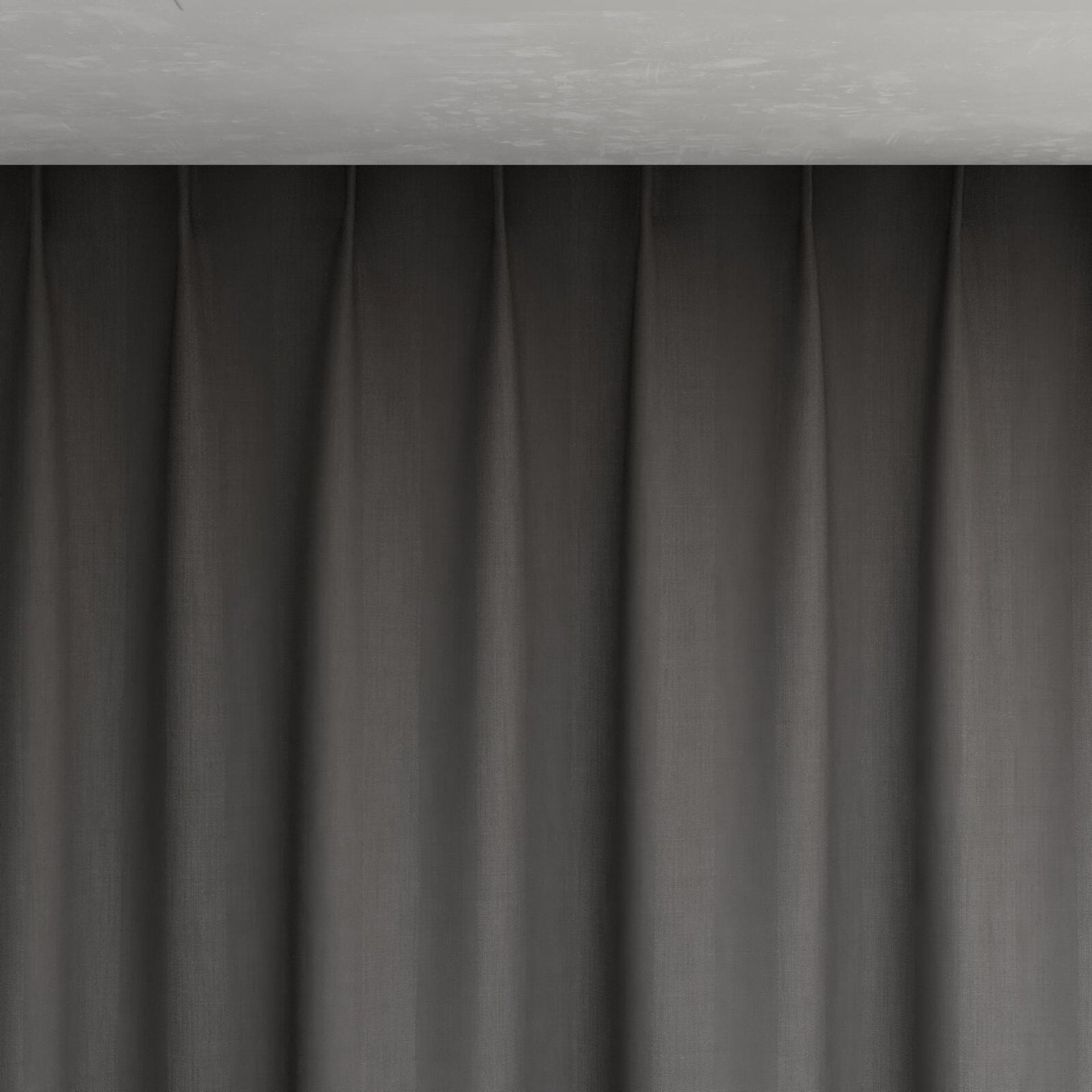 Top view of Tasman UC Graphite, pinch pleat