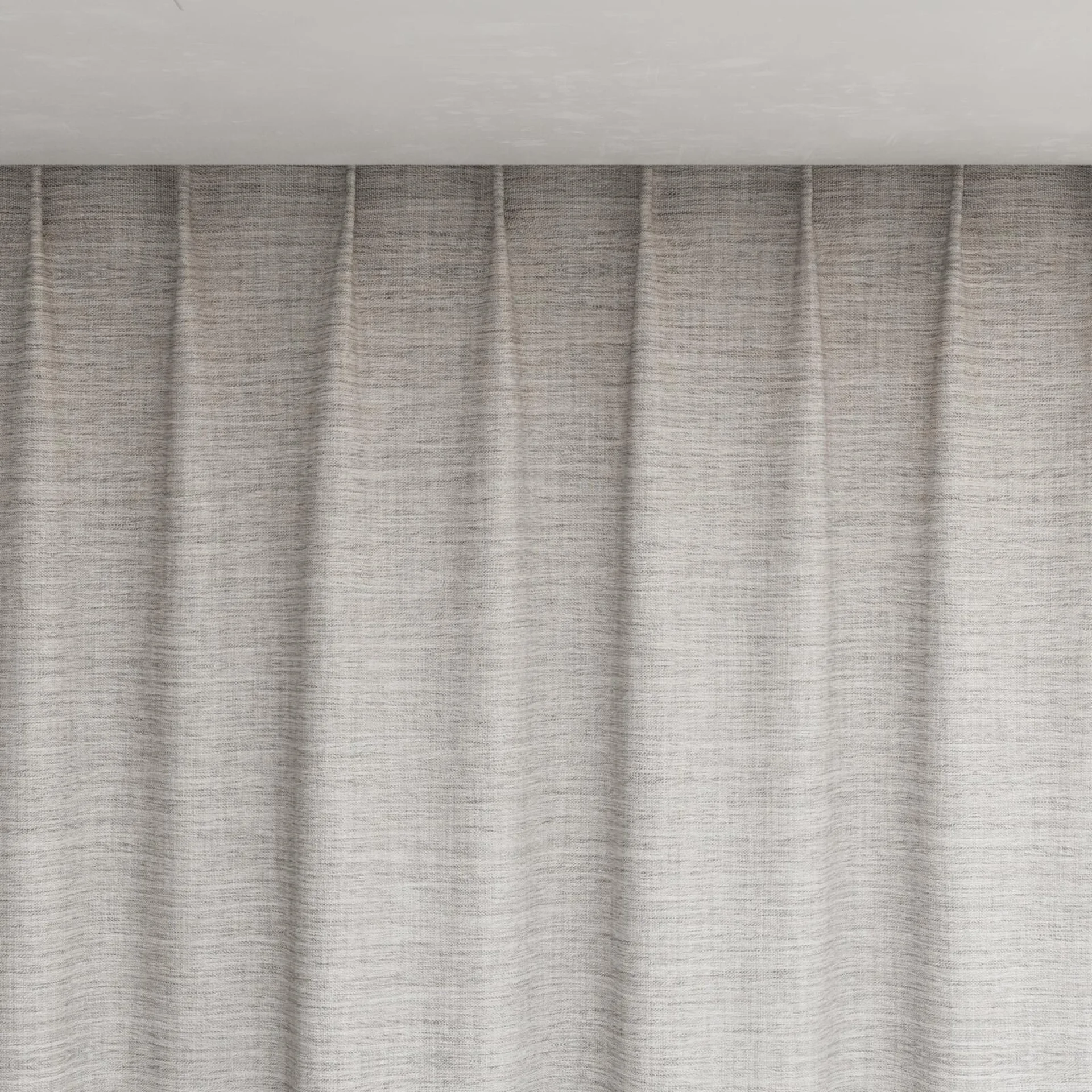 Top view of Chatham Oyster, pinch pleat
