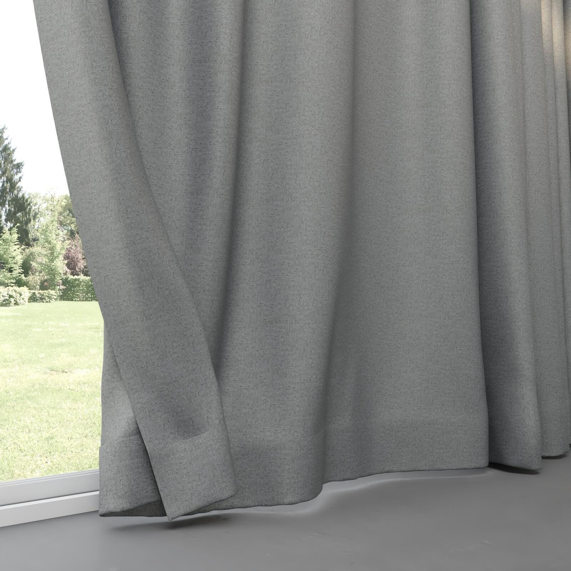 Bottom view of Grove Steel, pinch pleat