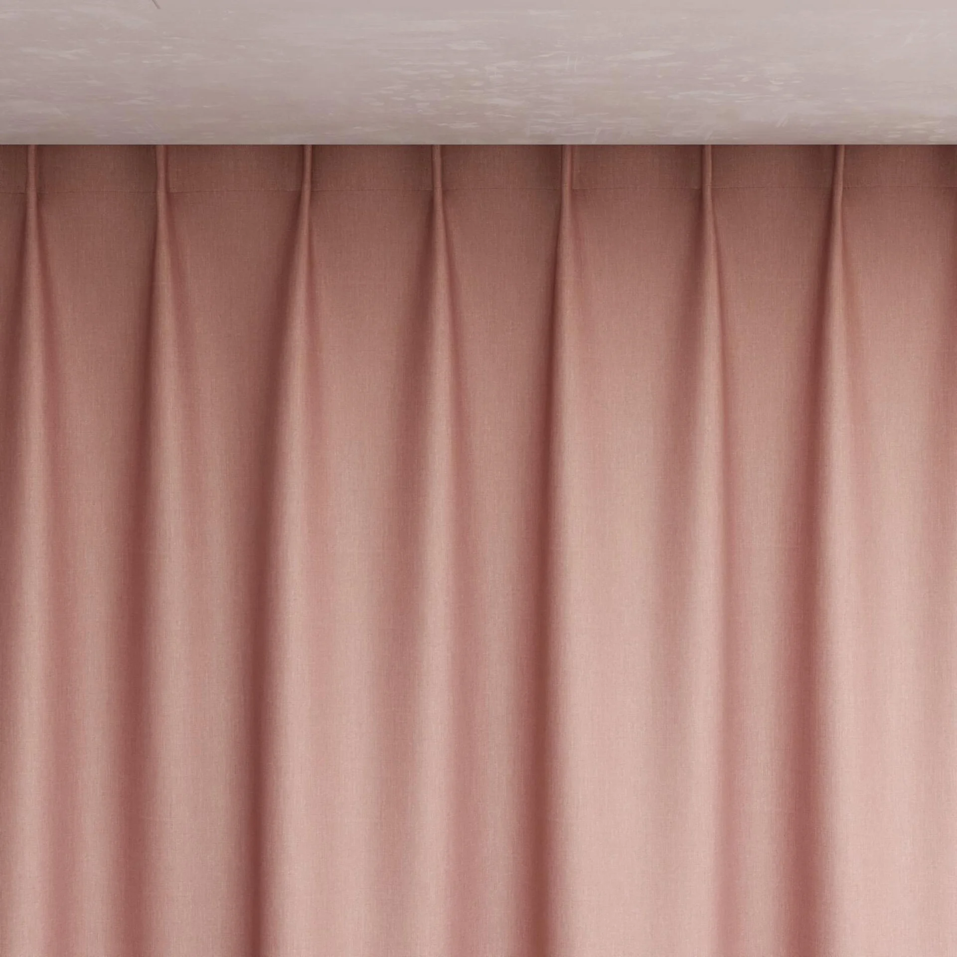 Top view of Kidglove Boudoir, pinch pleat