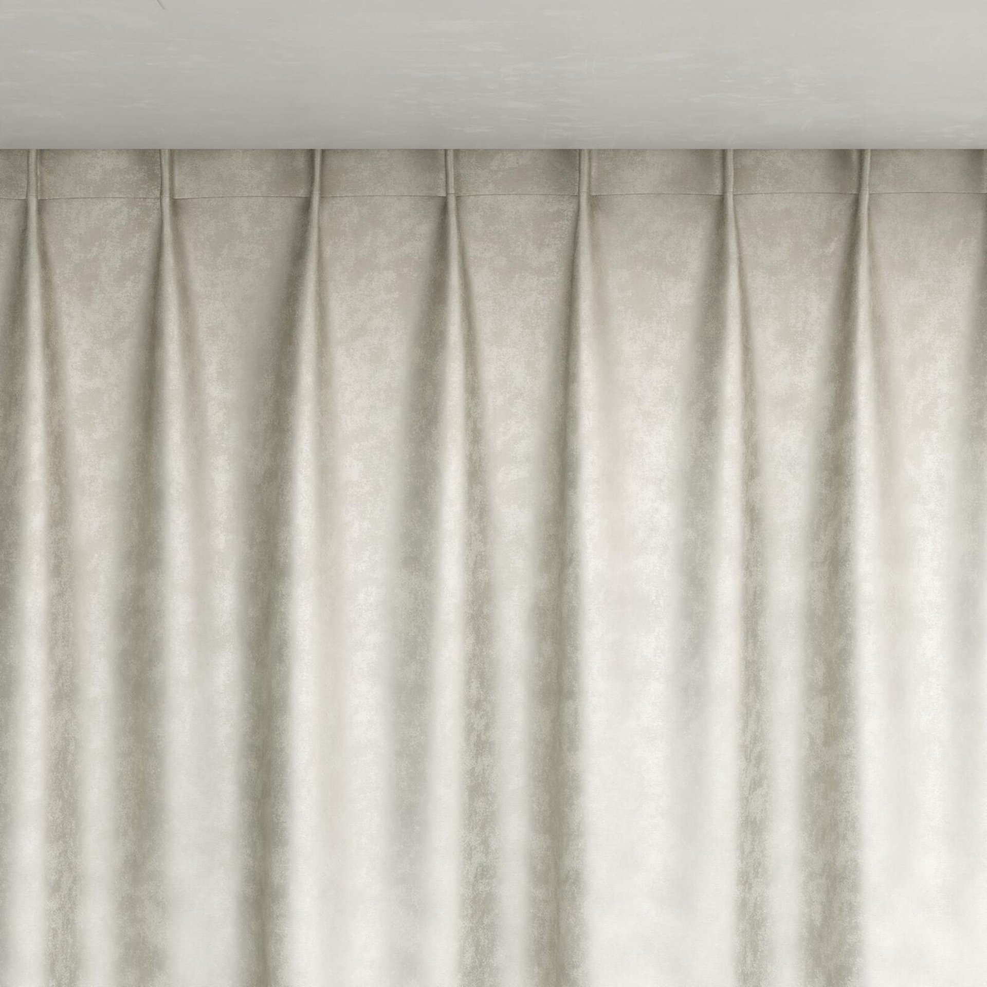 Top view of Fizz Wool, pinch pleat