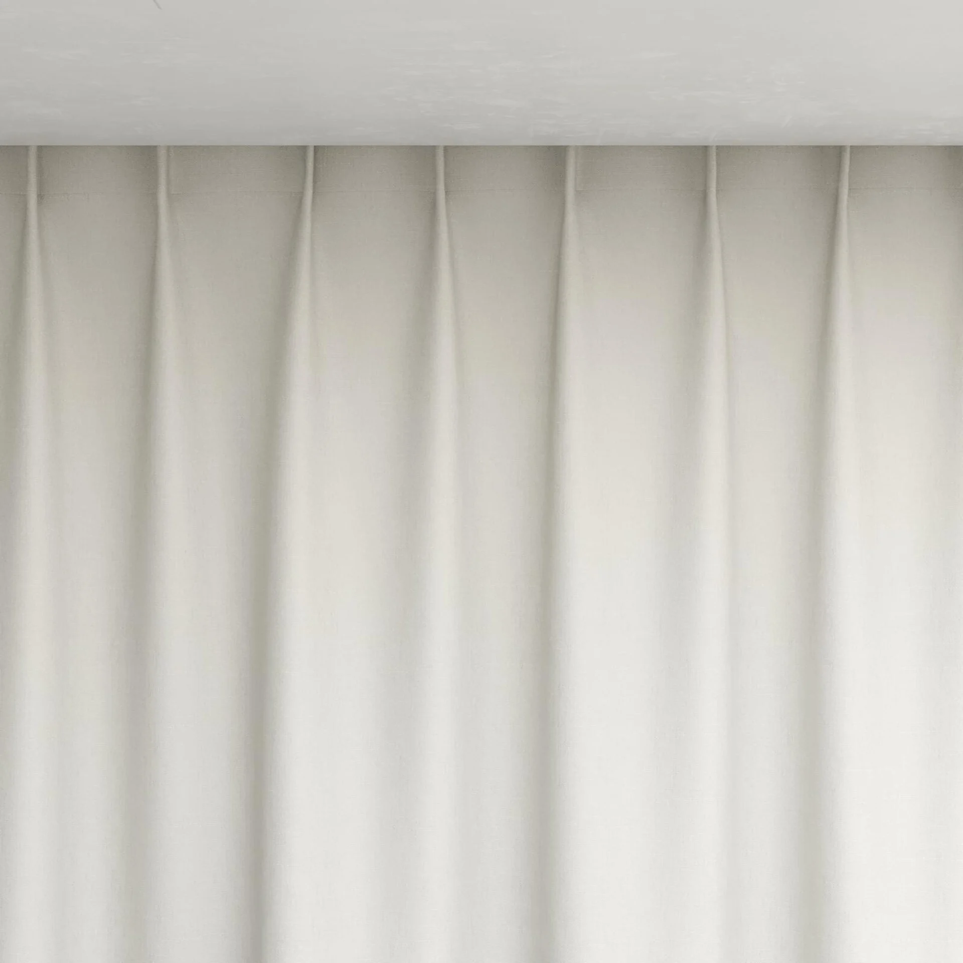 Top view of Retreat Blackout Shell, pinch pleat