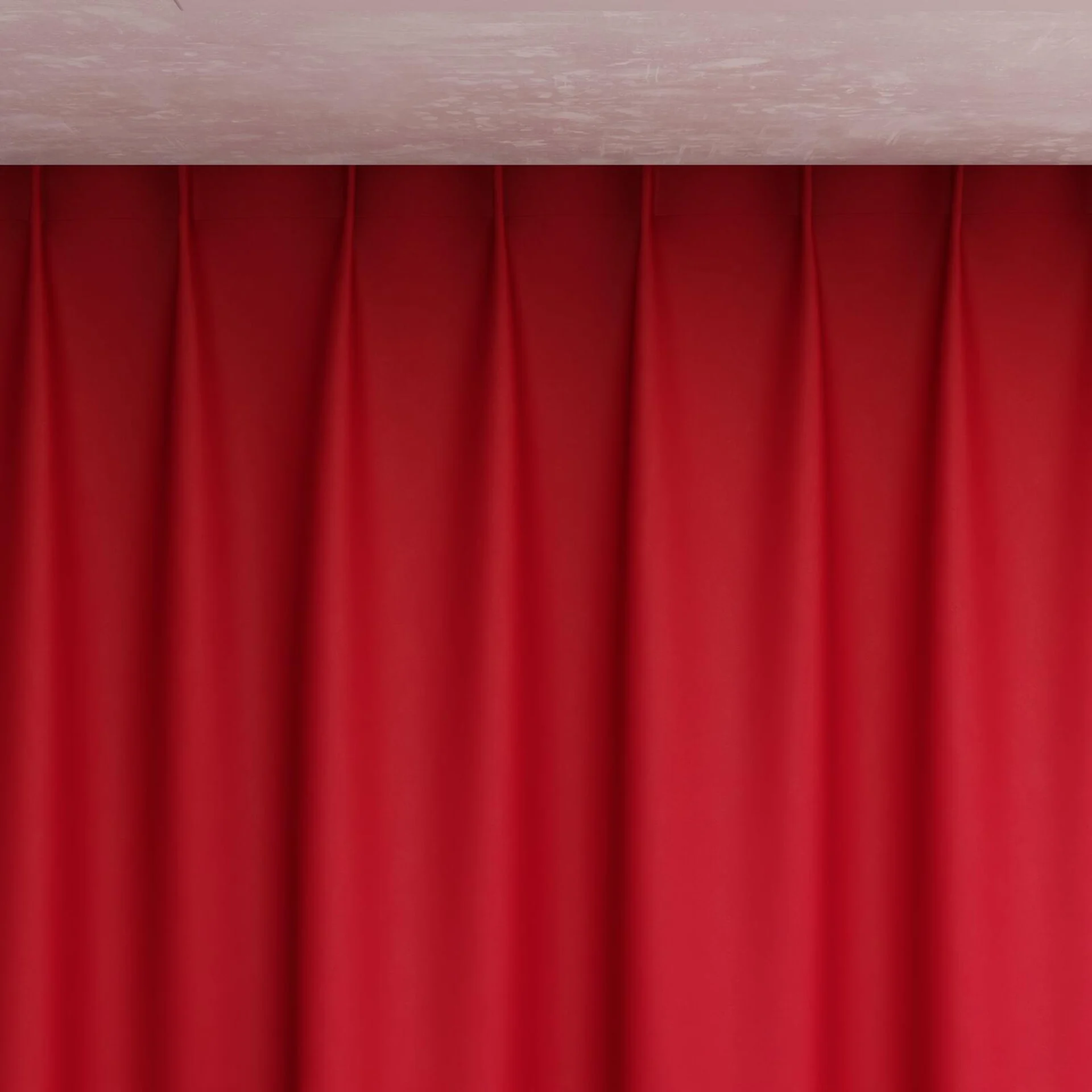 Top view of Blockbuster Ribbon, pinch pleat